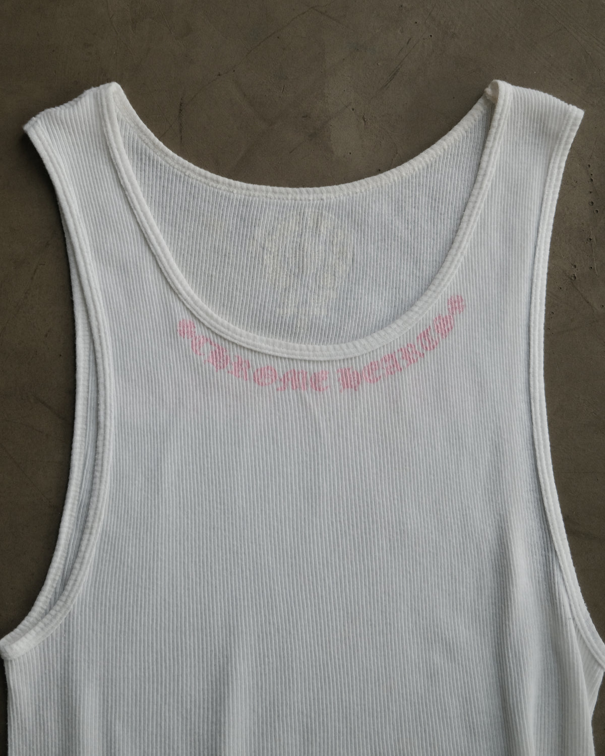 CHROME HEARTS SS25 “Love You” Rib Tank