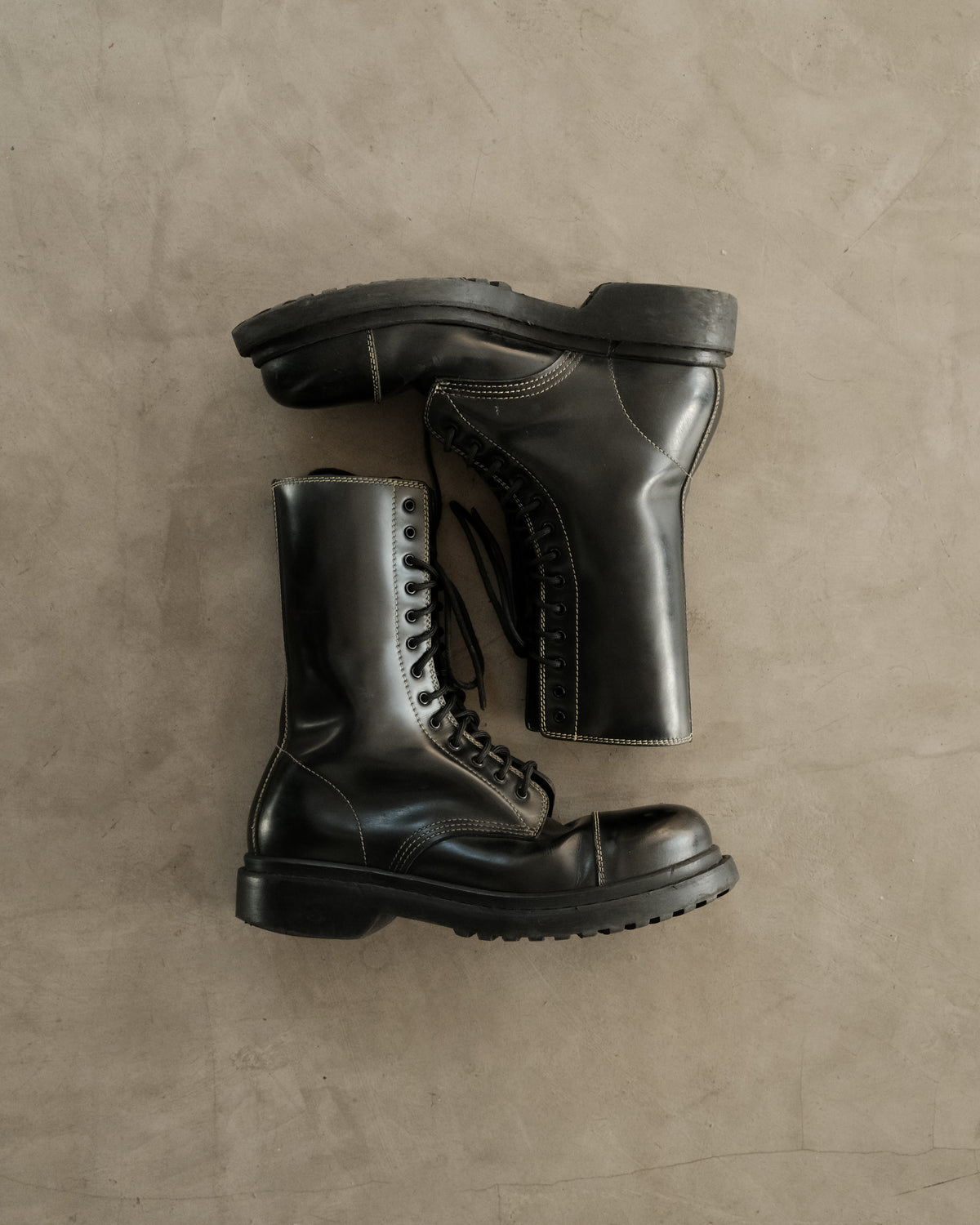 BALENCIAGA Lace Up Boots