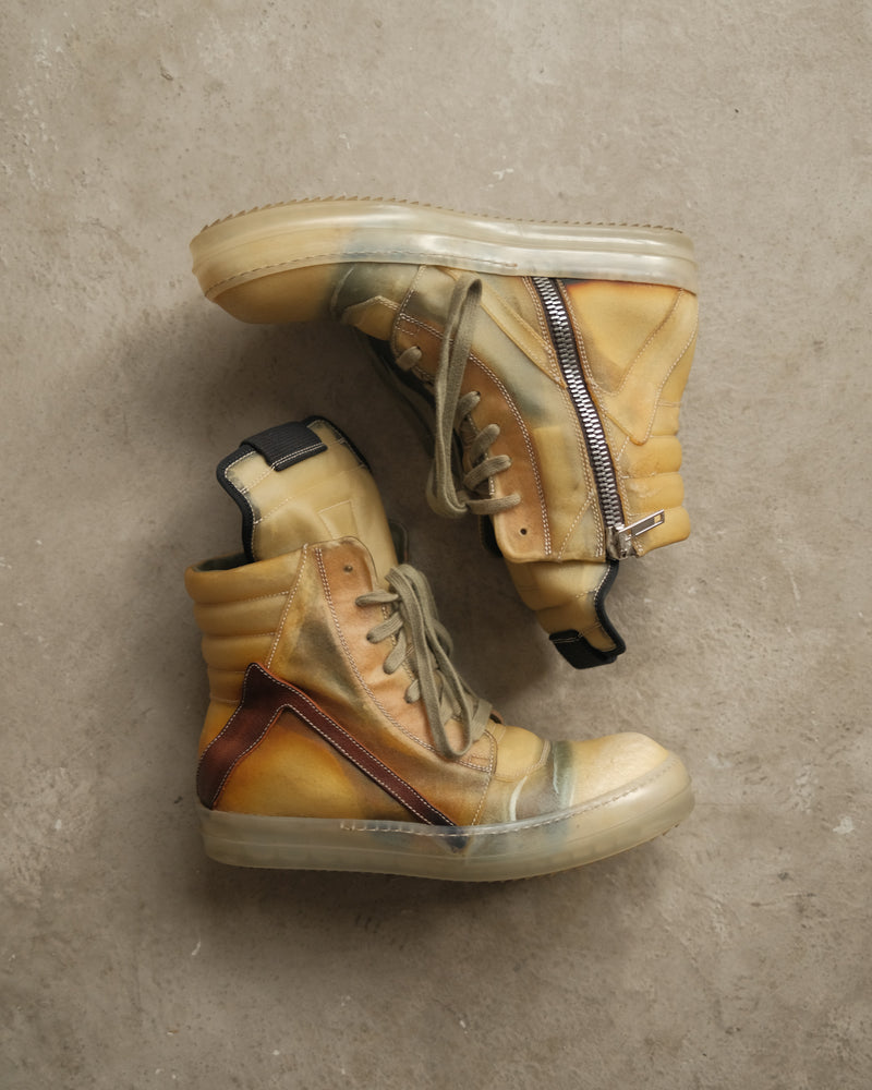 SS19 Rick Owens Babel Geobasket Sneakers