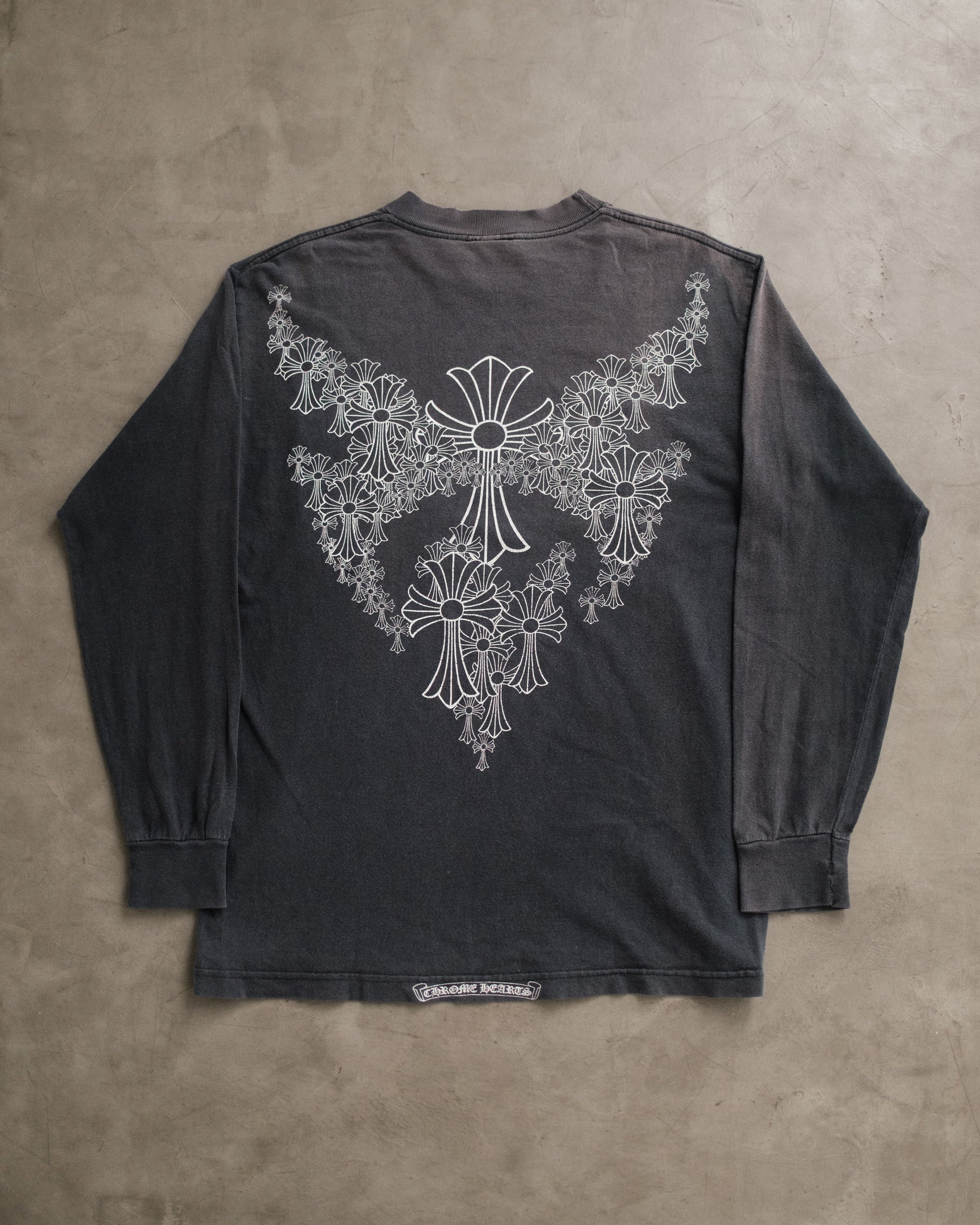 CHROME HEARTS Angel Wings Cemetery Long Sleeve Vintage
