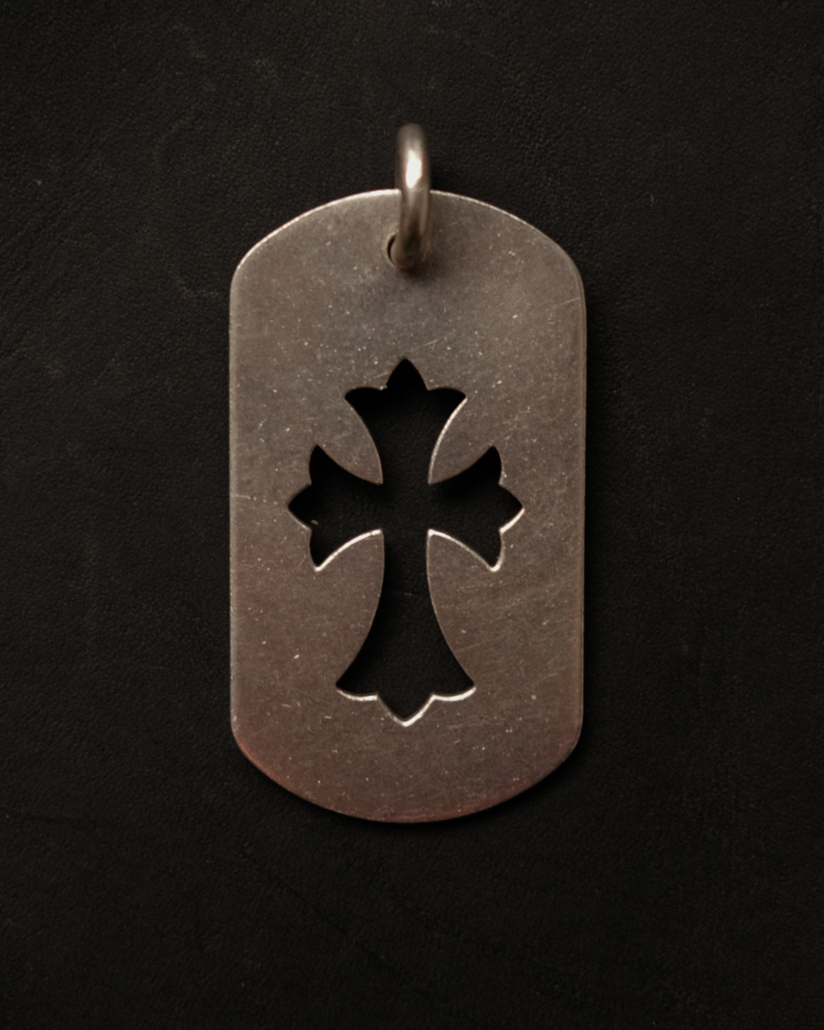 Chrome Hearts 1998 Cross Dog Tag Pendant