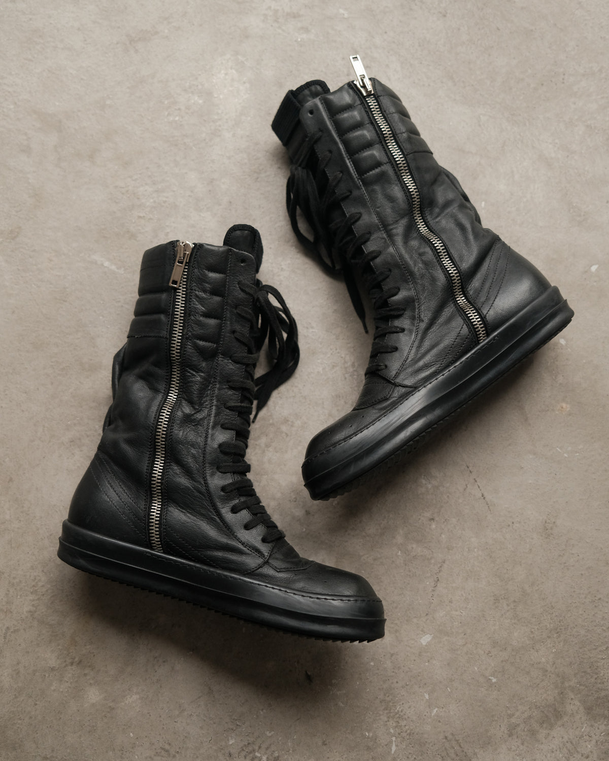 Rick Owens Early Archive Cargobasket / First Generation Black Warrior Boots.