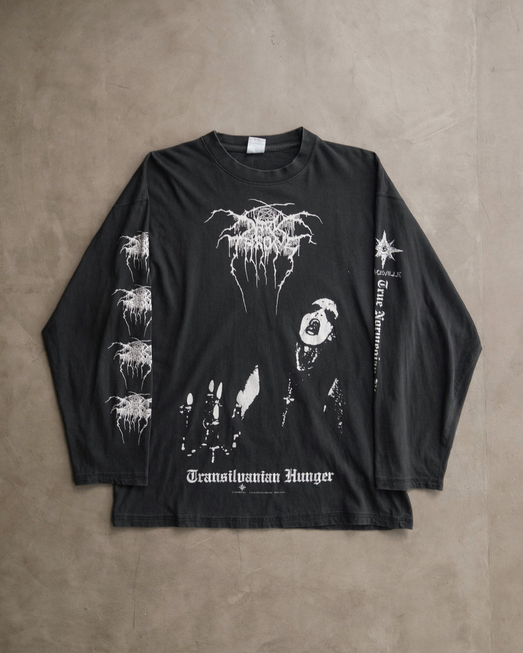 VINTAGE 1999 DARKTHRONE 'Transilvanian Hunger' Long Sleeve