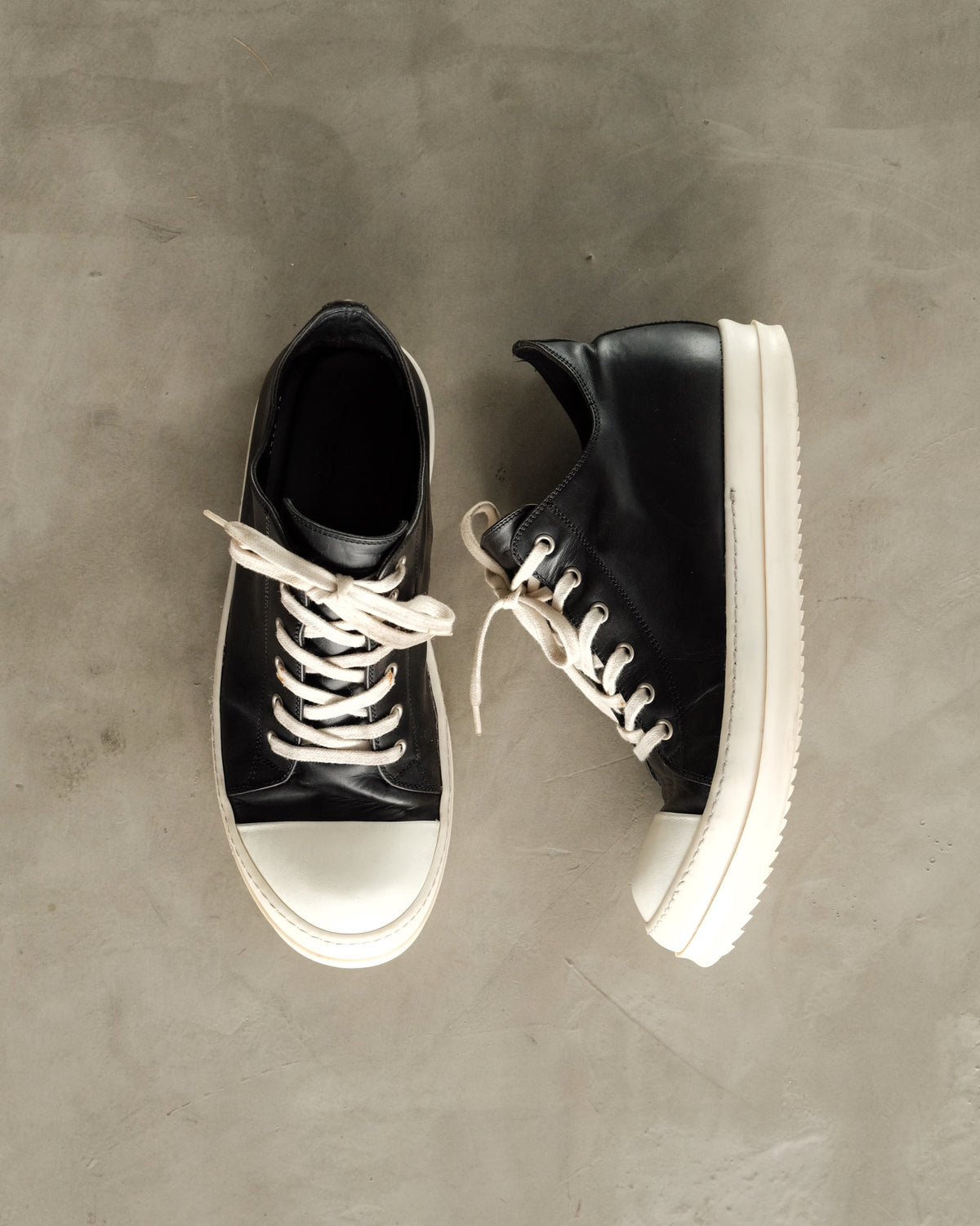 RICK OWENS 2016 Mainline Ramones Low Sneakers