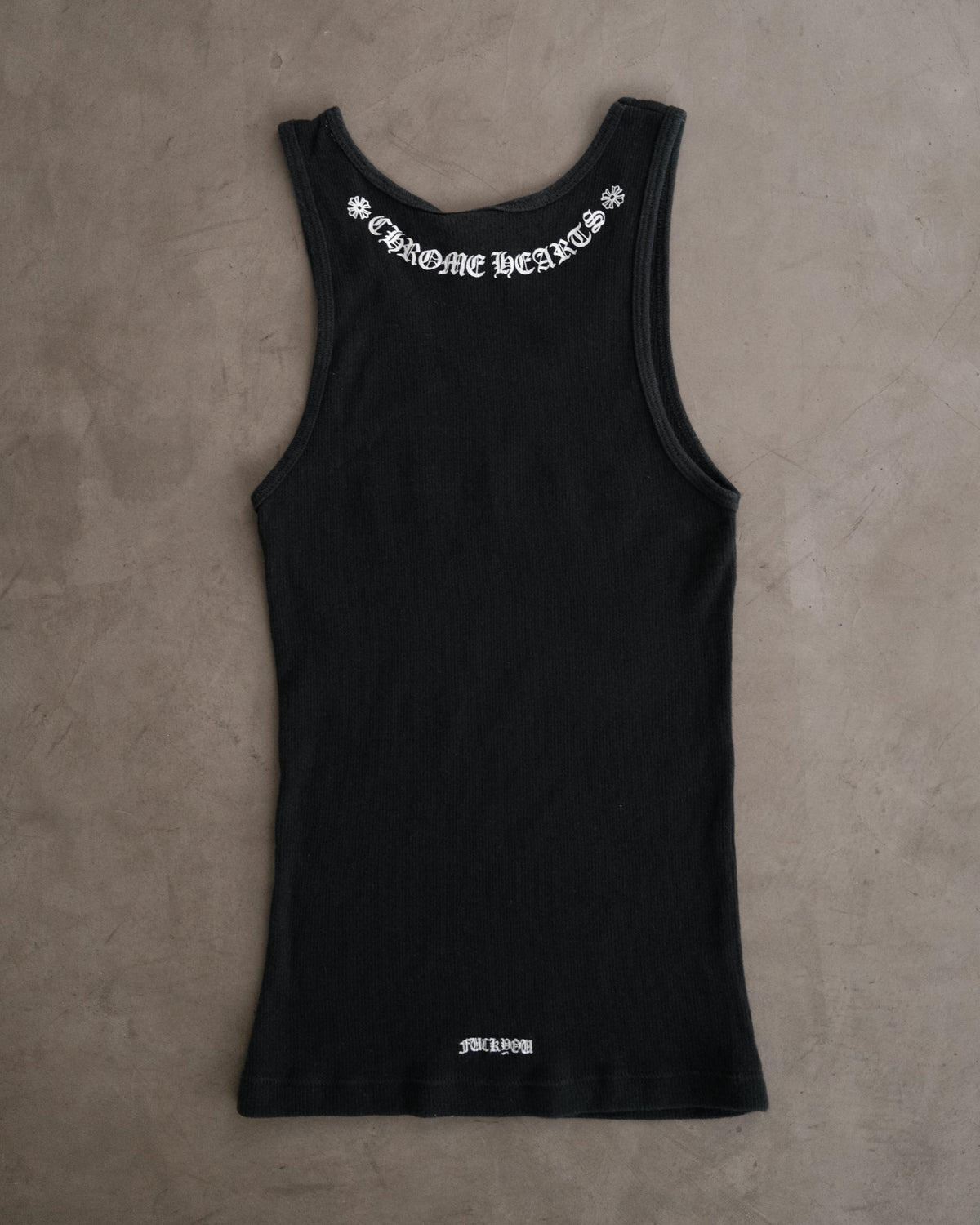 Vintage CHROME HEARTS Floral Cross Hearts Tanks