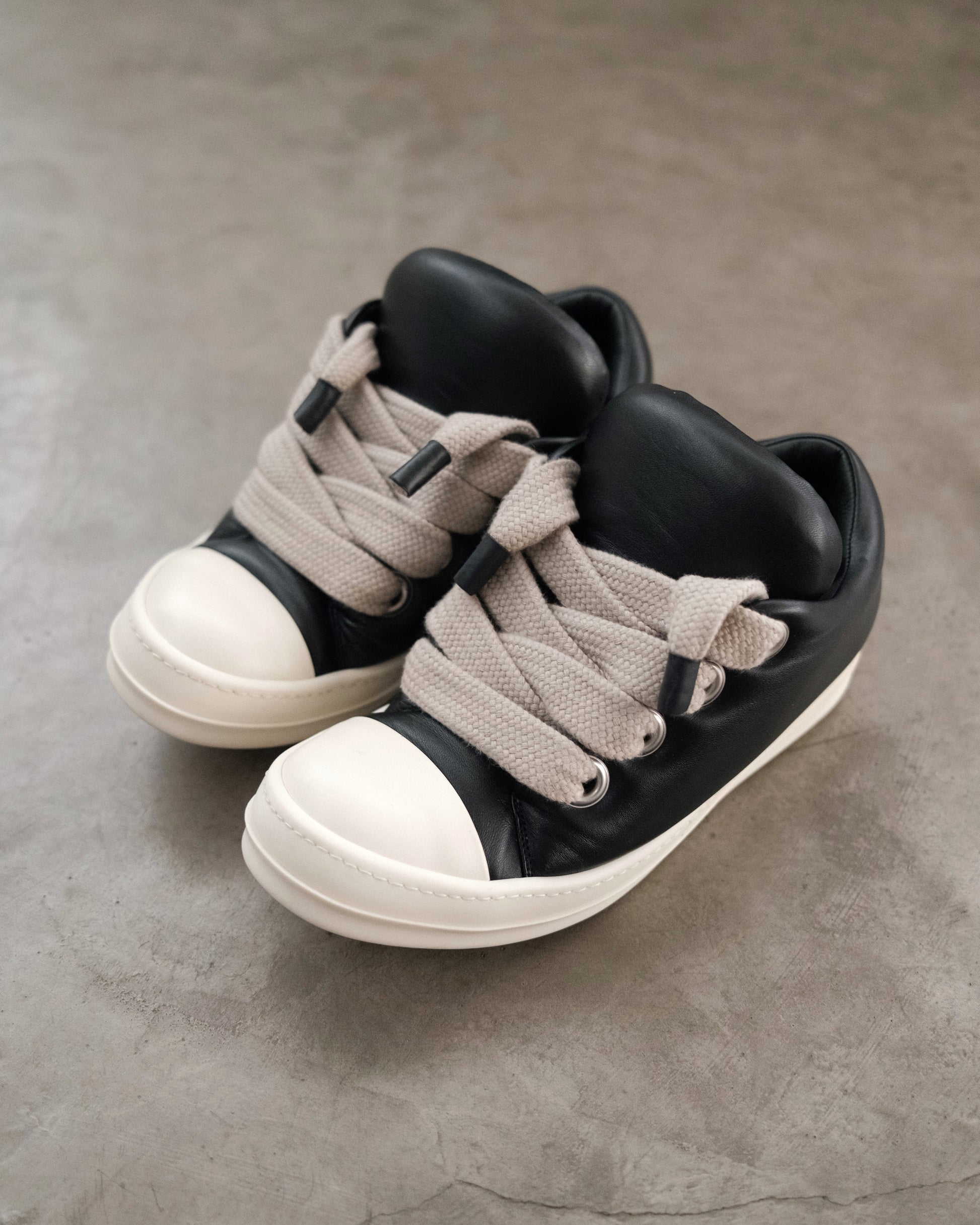 Rick Owens Jumble Lace Padded Sneakers
