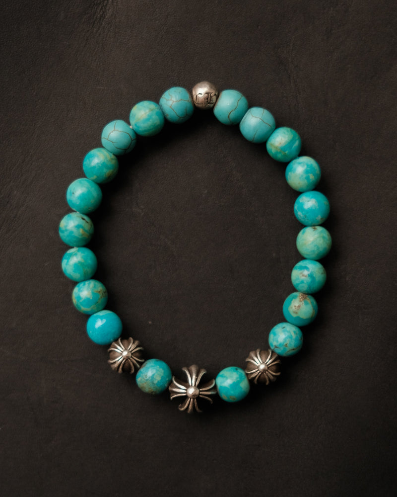 Chrome Hearts Turquoise Bead Bracelet
