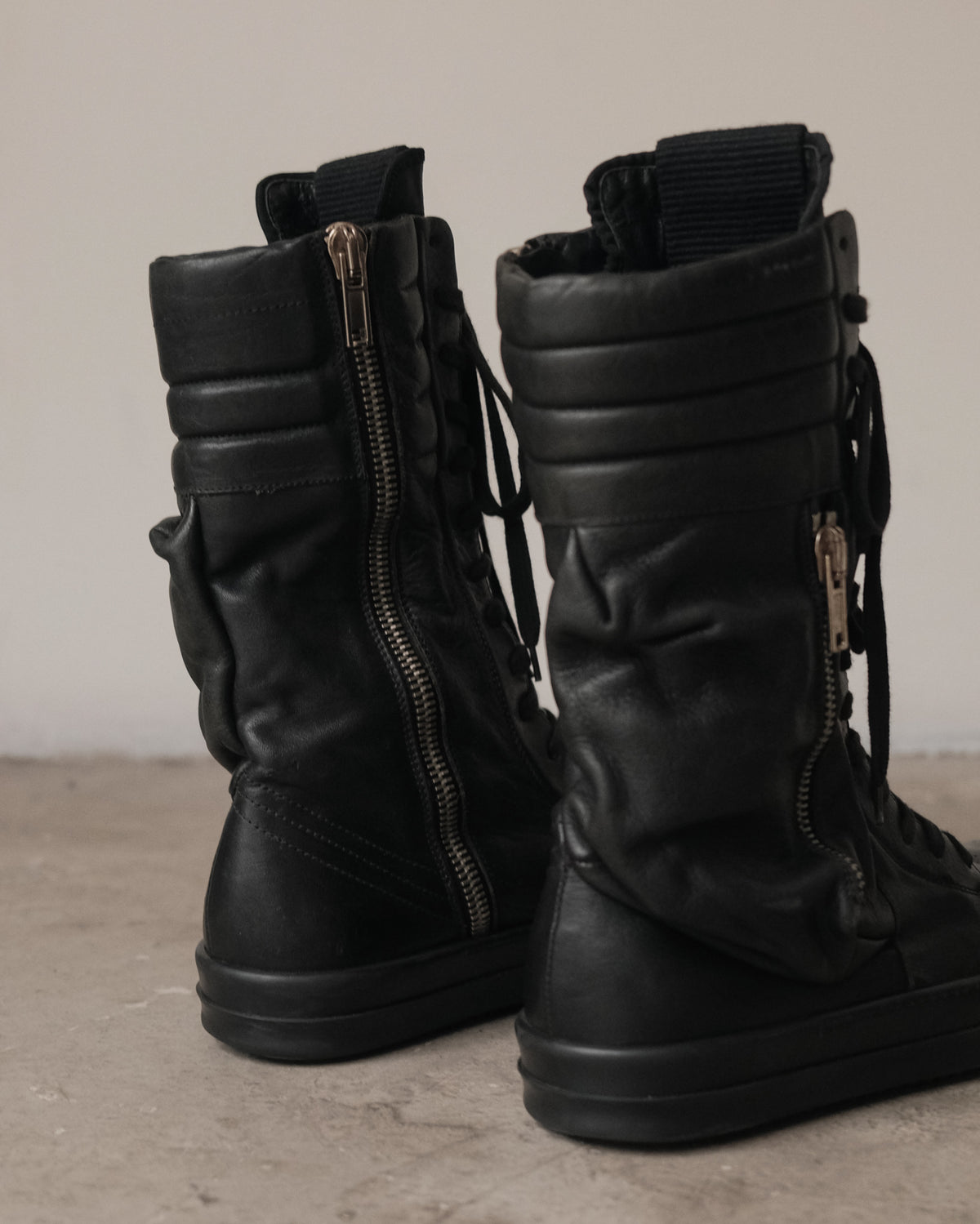 Rick Owens Early Archive Cargobasket / First Generation Black Warrior Boots.
