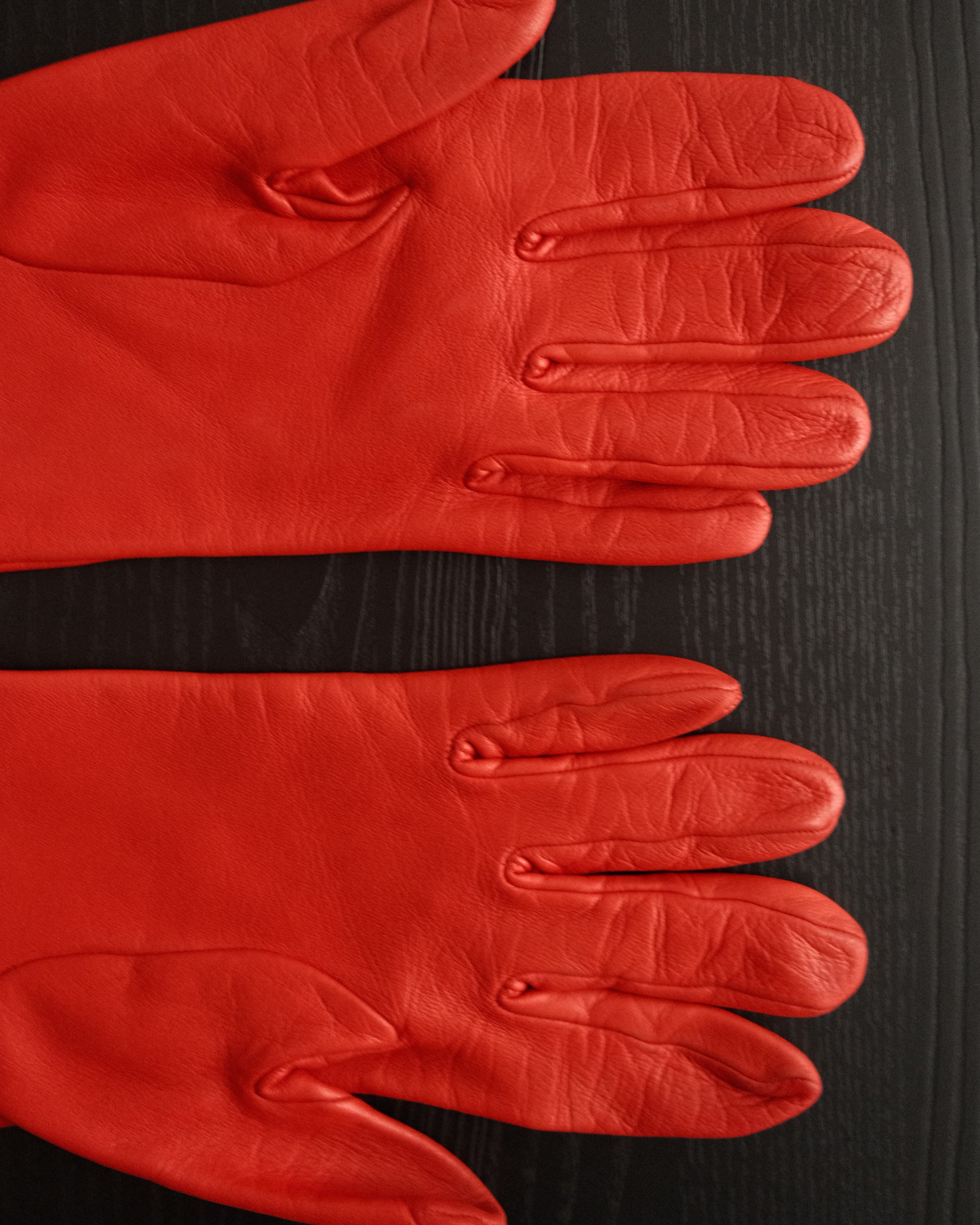 HERMES Leather Gloves