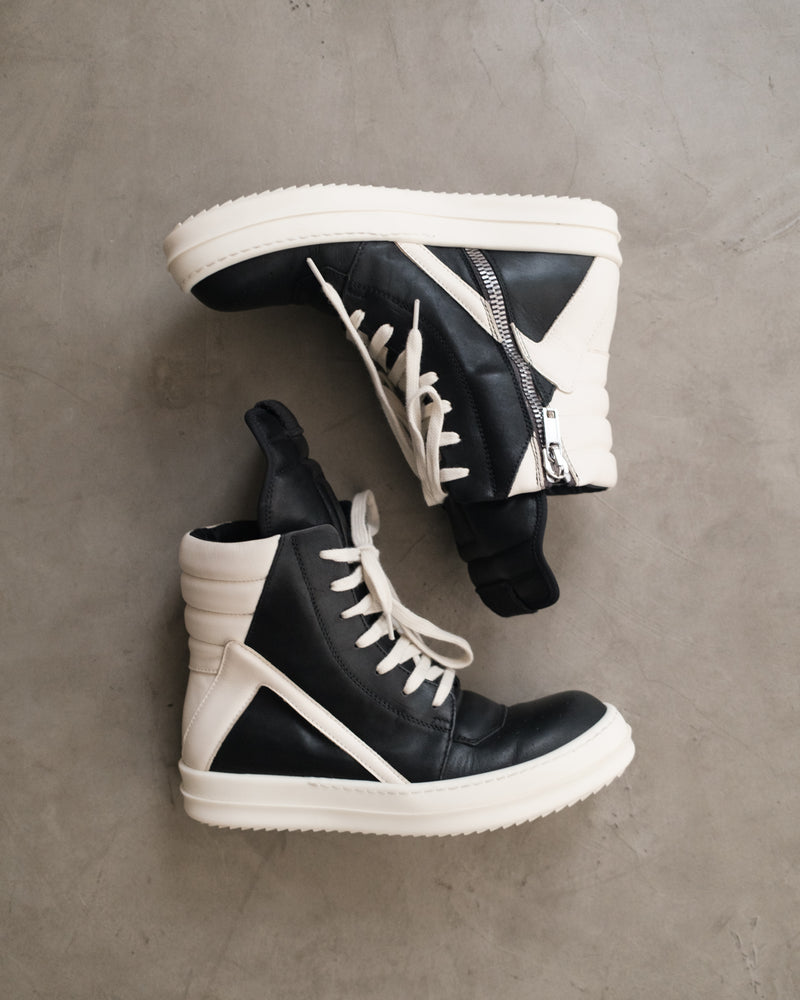 RICK OWENS SS23 Geobasket Sneakers