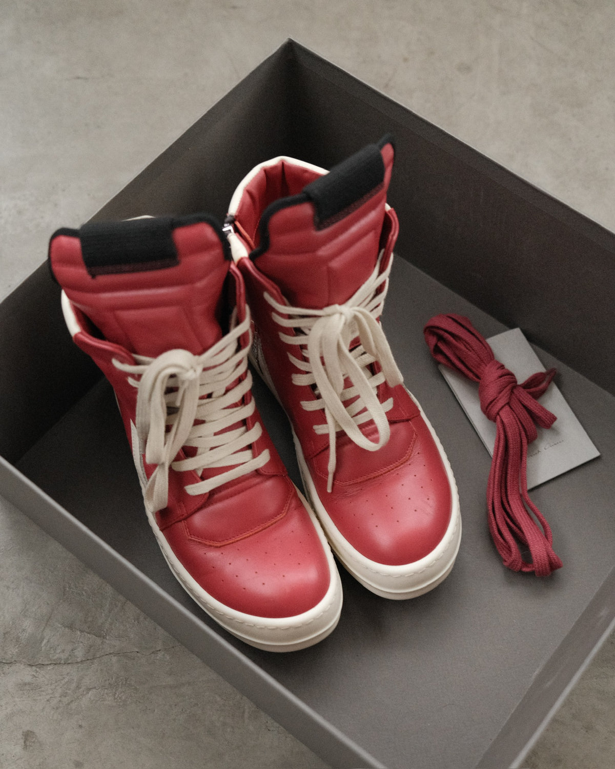 RICK OWENS Ss22 Geobasket Sneaker