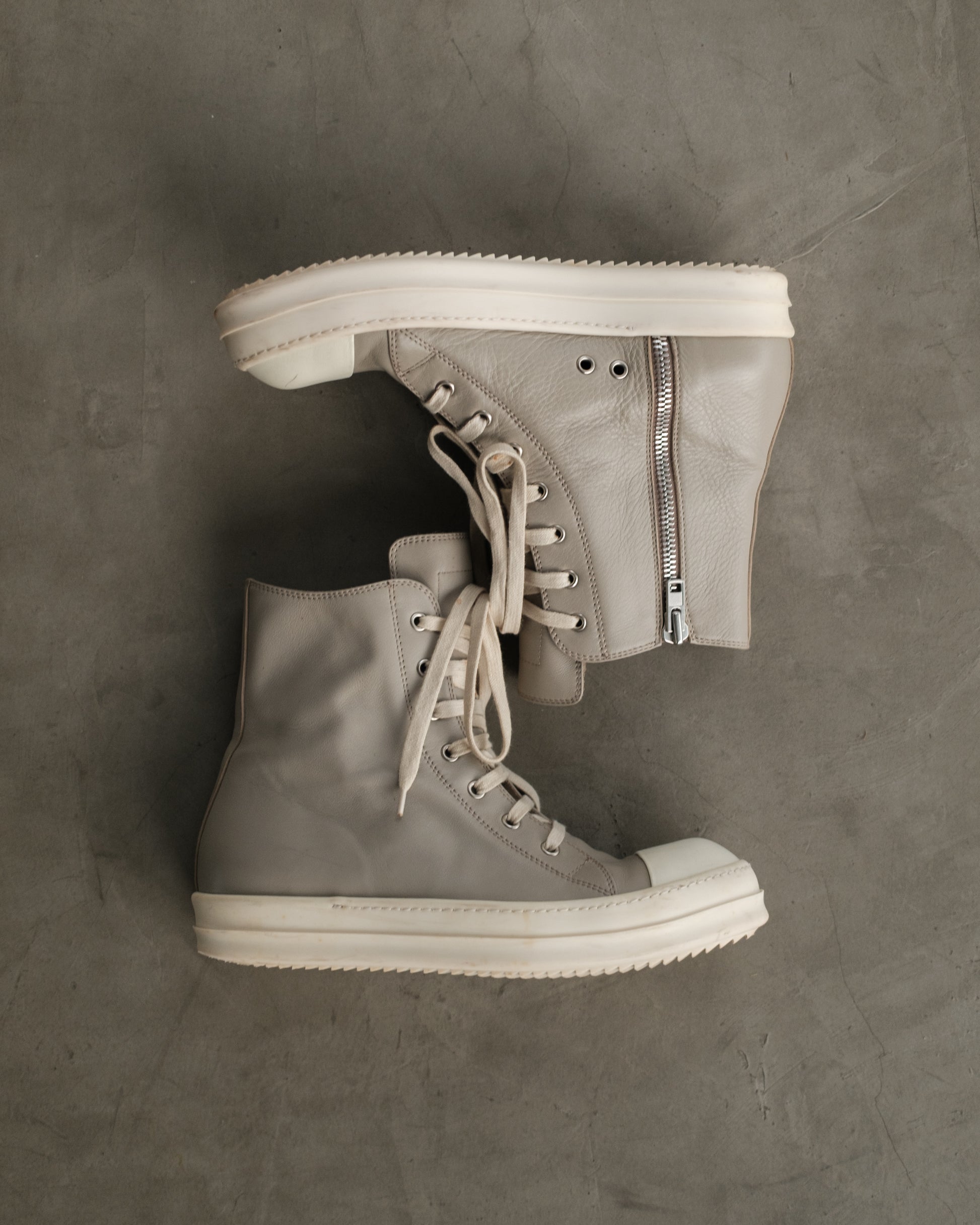 RICK OWENS SS16 Leather Ramones