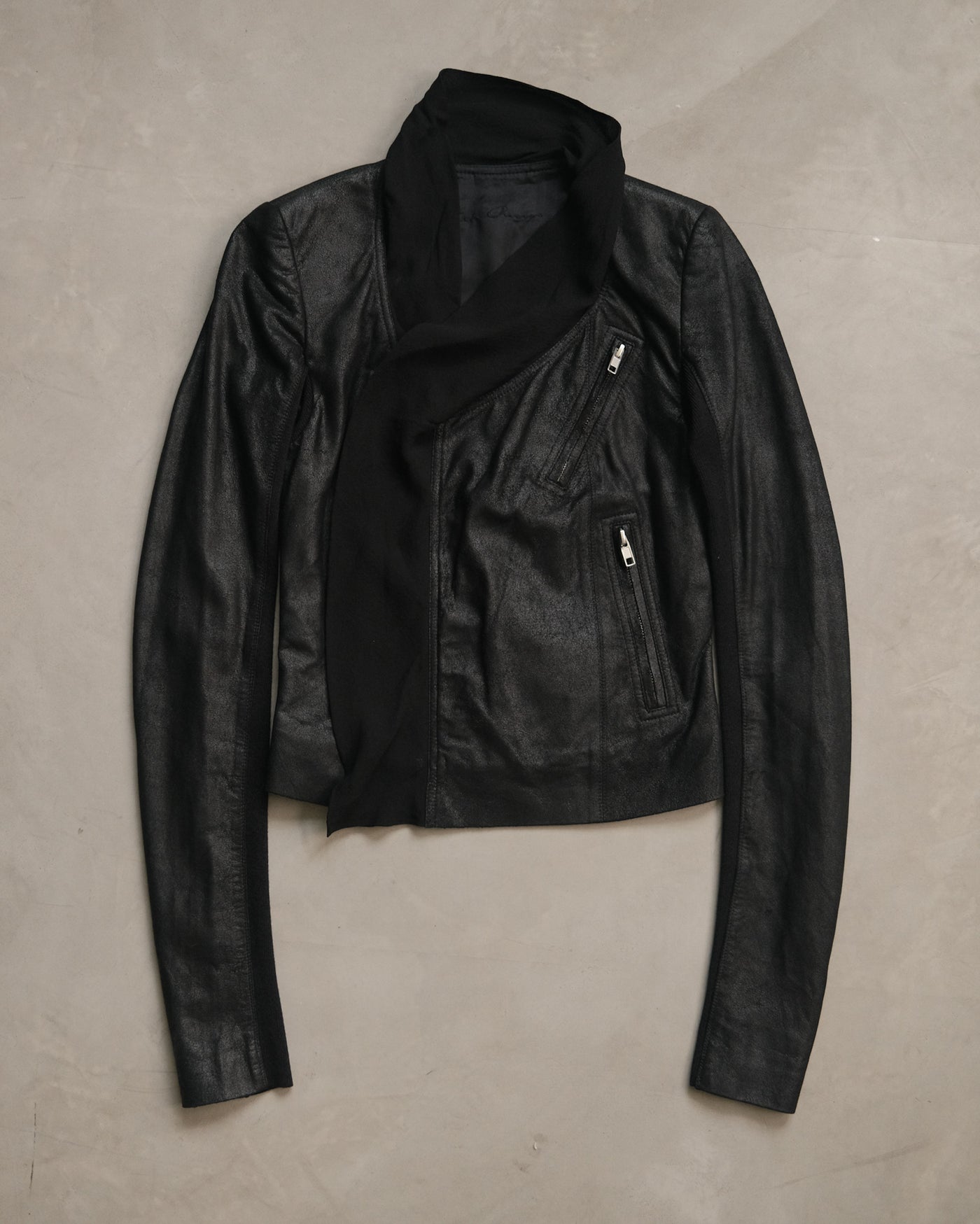 FW15 RICK OWENS
Scarf Biker Jacket