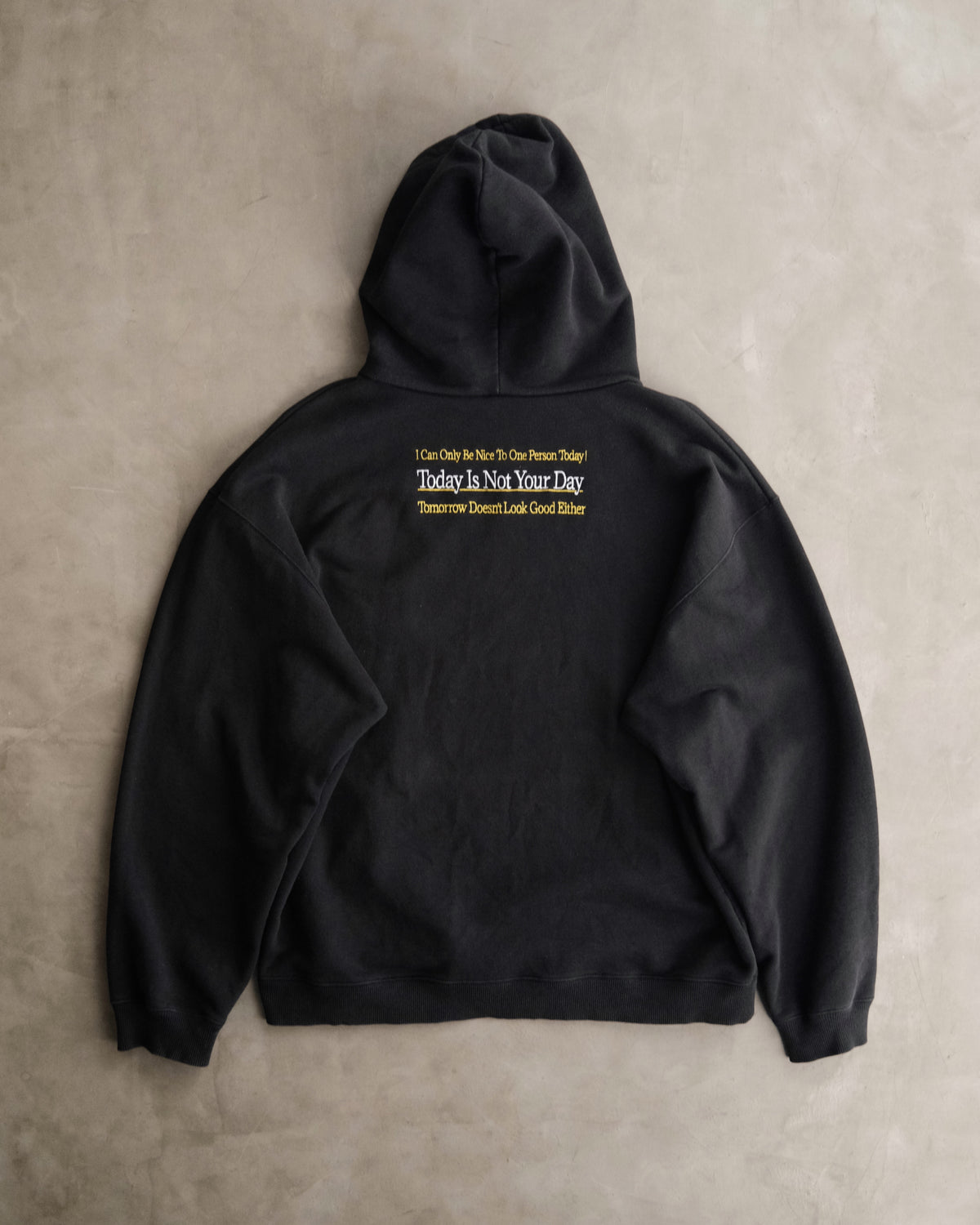 AW18 VETEMENTS “Hi I Don’t Care Thanks” Hoodie Japan Exclusive