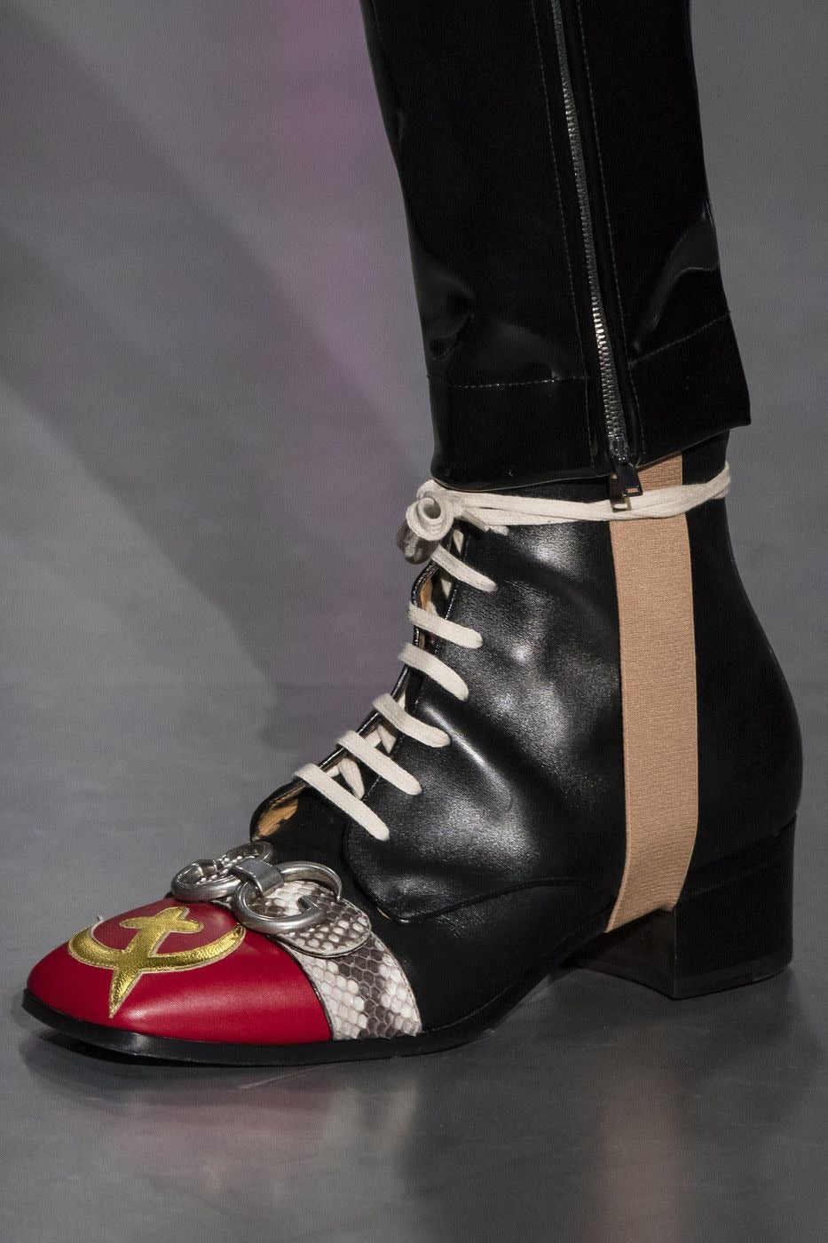 FW17 USSR Cirano Lux Boots by Alessandro Michele