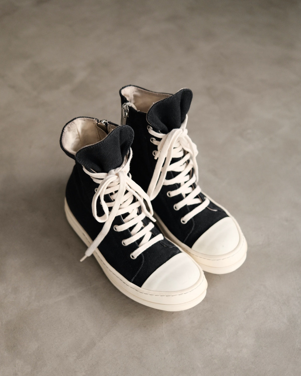 RICKOWENS Drkshdw Canvas Ramones