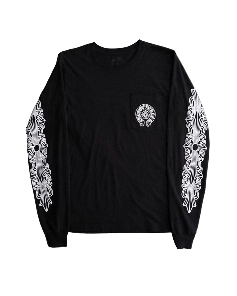 CHROME HEARTS Las Vegas Exclusive Floral Long Sleeve