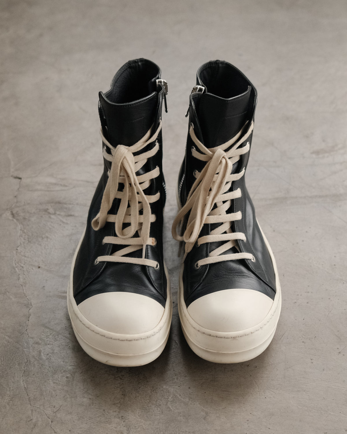 Rick Owens FW23 Mainline Ramones Sneakers.