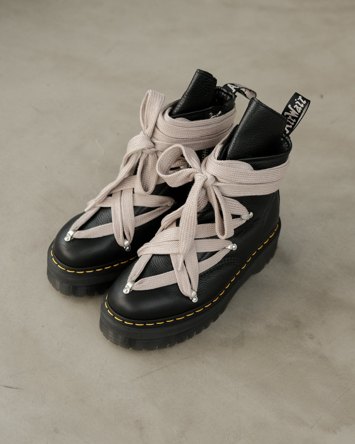 1460 Dr Martens Rick Owens Leather Platform Boots