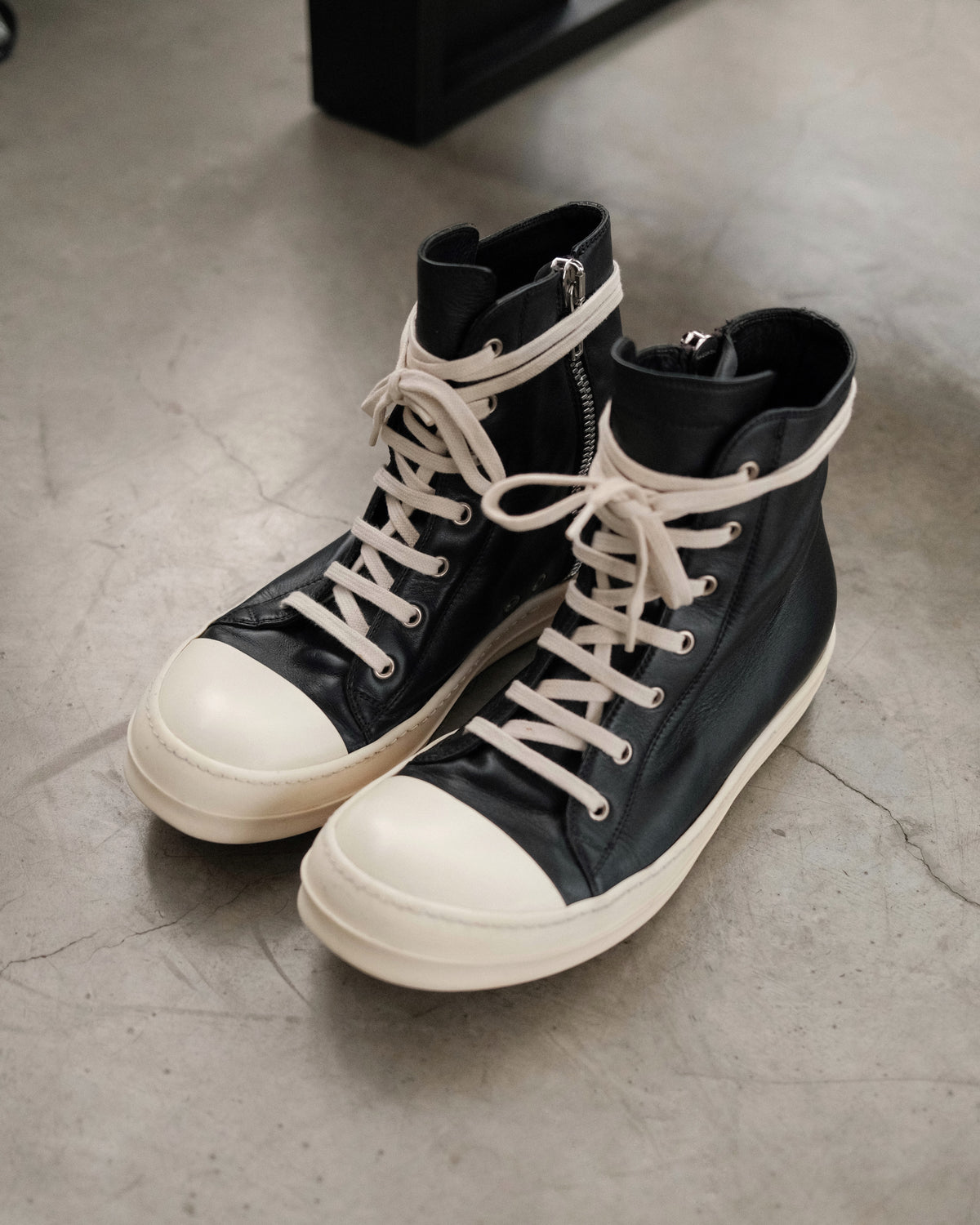 RICK OWENS Mainline High-Top Ramones