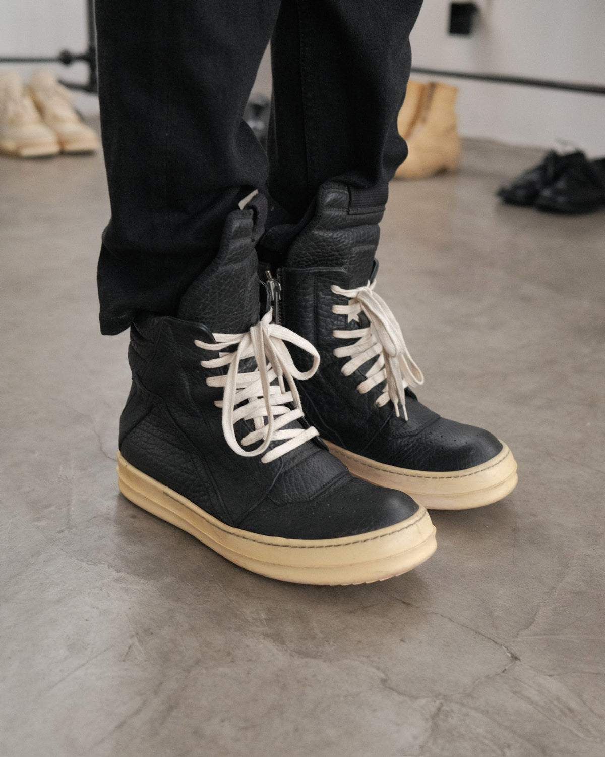 RICK OWENS FW15 Geobasket Sneaker