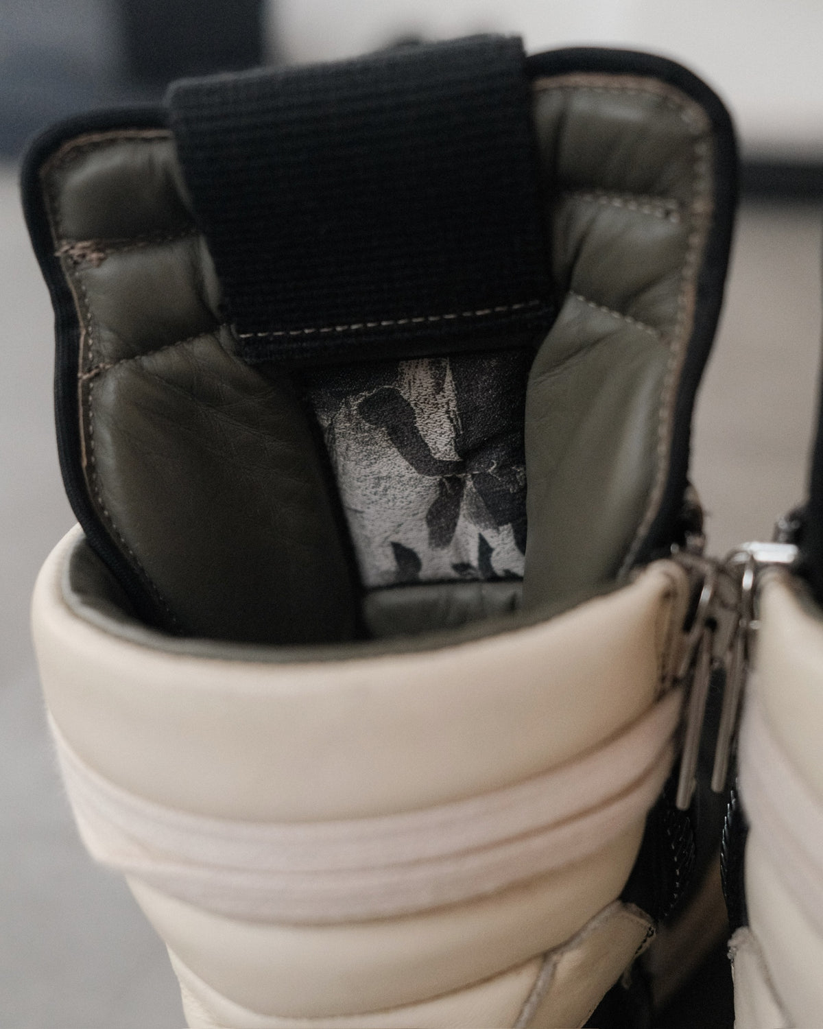 SS19 RICKOWENS Geobasket Sneaker