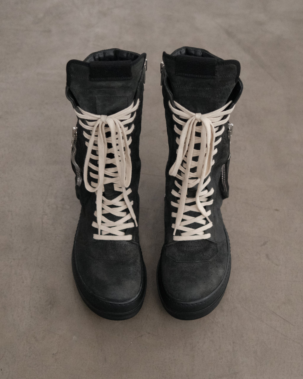 RICK OWENS FW15 Archived Cargo Basket Boots