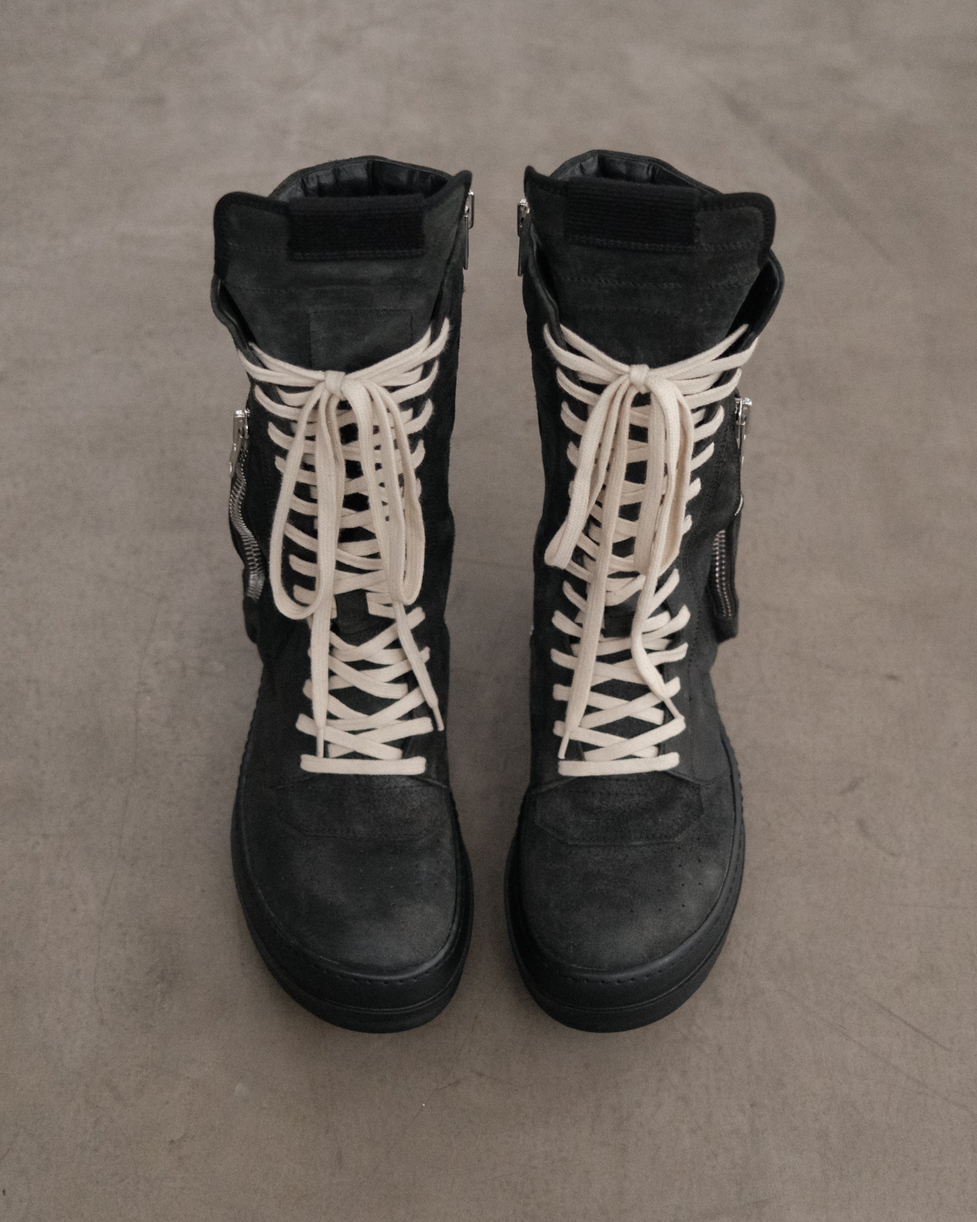 RICK OWENS FW15 Archived Cargo Basket Boots