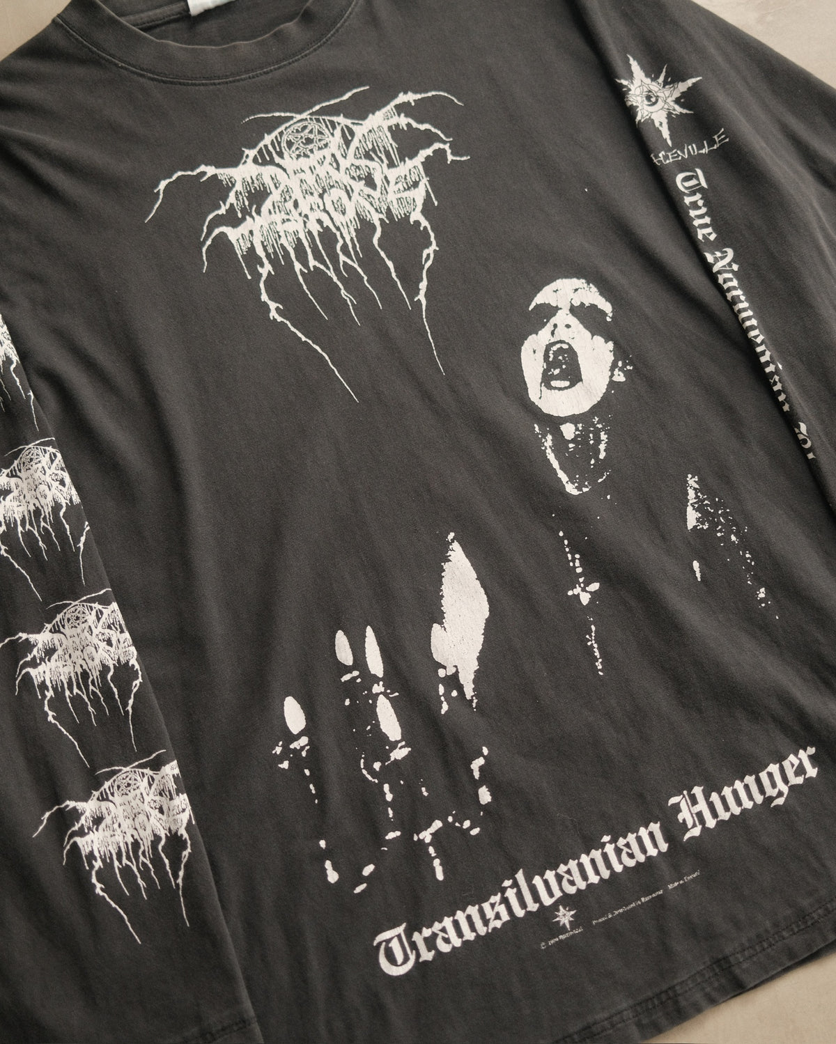 VINTAGE 1999 DARKTHRONE 'Transilvanian Hunger' Long Sleeve