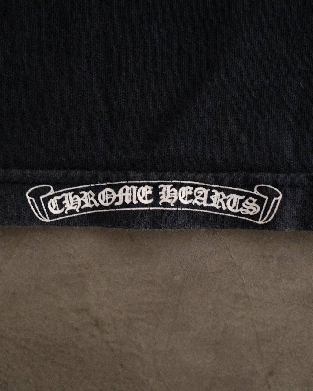 Vintage CHROME HEARTS Dagger Vine Collar Print Tee