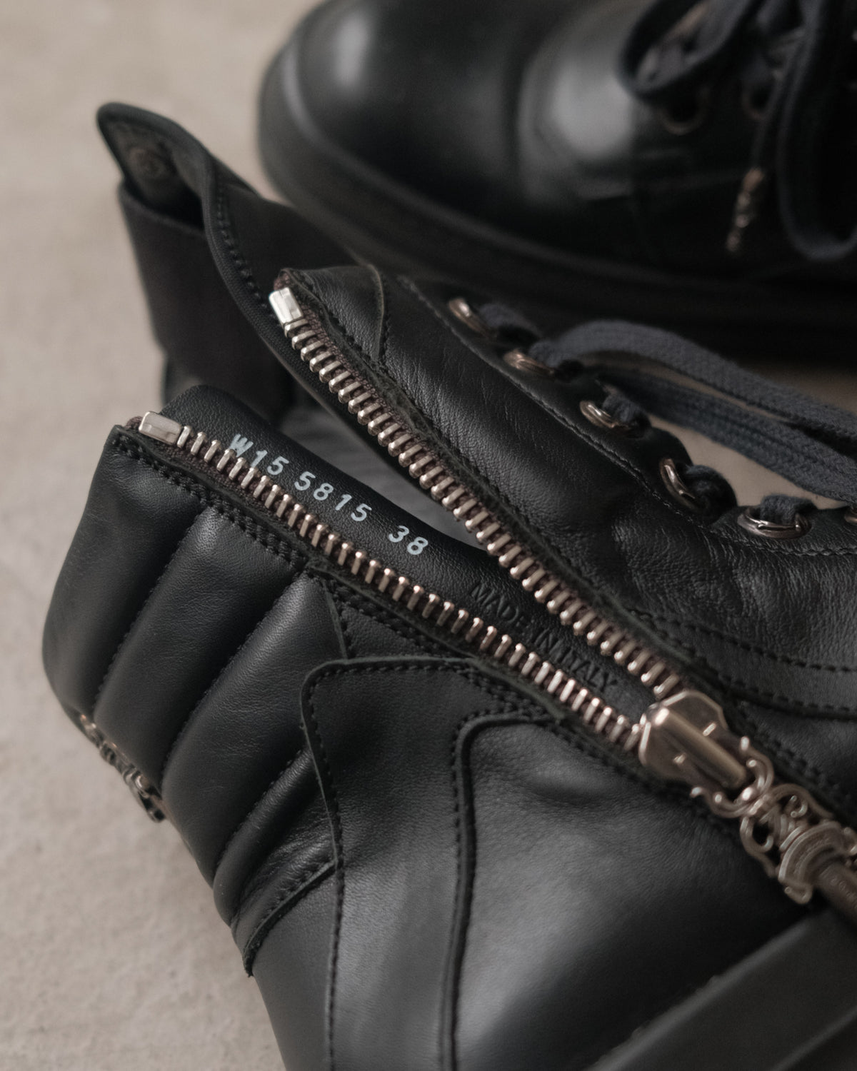 Chrome Hearts x Rick Owens Geobasket Triple Black