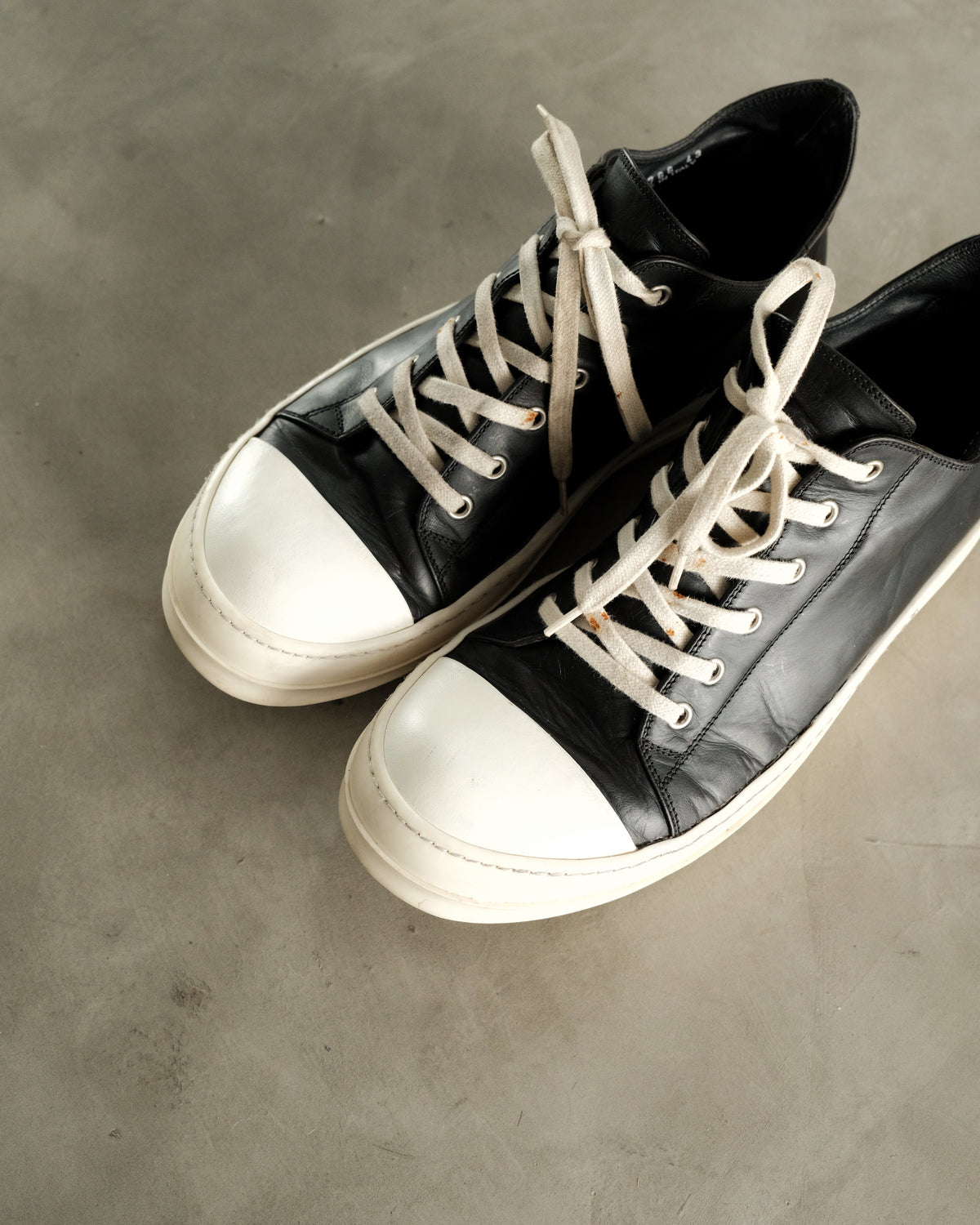 RICK OWENS 2016 Mainline Ramones Low Sneakers