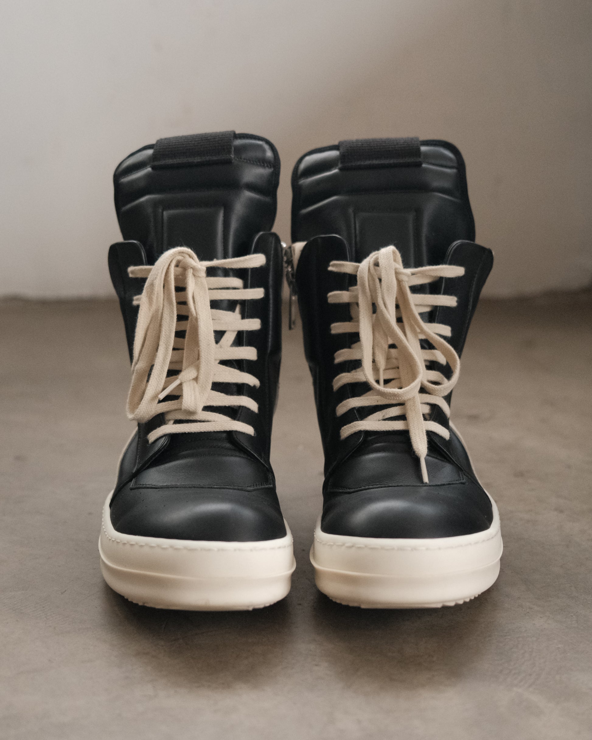 Rick Owens SS23 Geobaskets Sneakers.