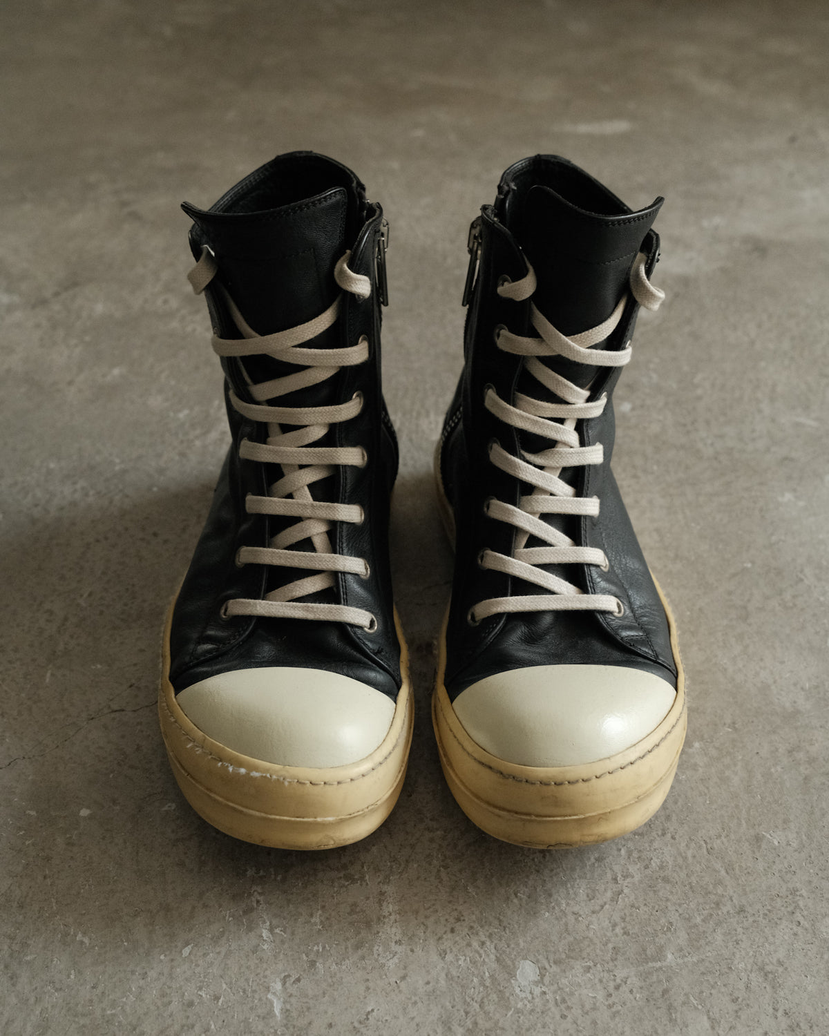 SS16 Rick Owens Mainline High Top Sneakers