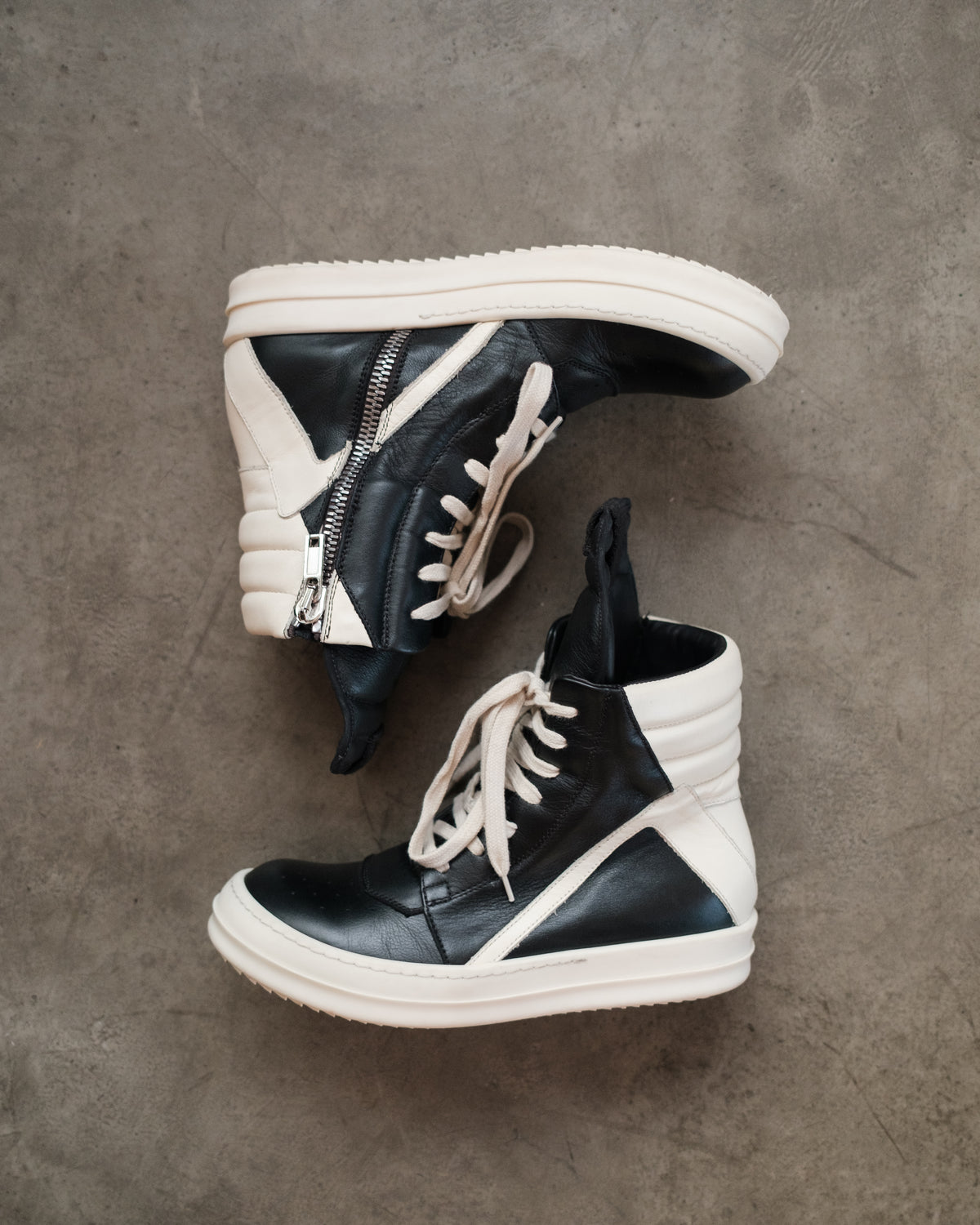 Rick Owens SS18 Geobasket Sneakers
