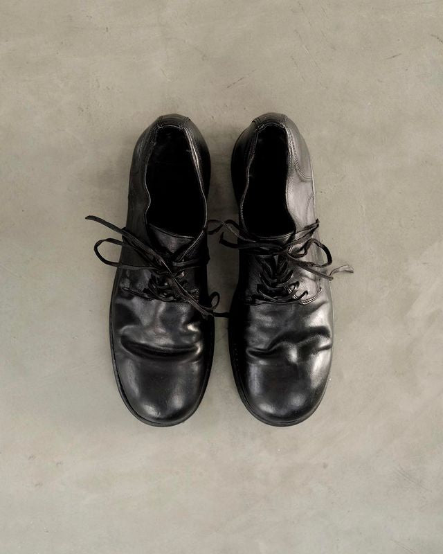 GUIDI 992 Leather Derby Shoes