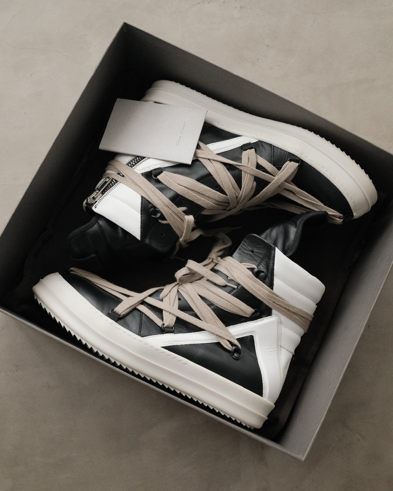 SS20 RICKOWENS Mega Lace Geobasket