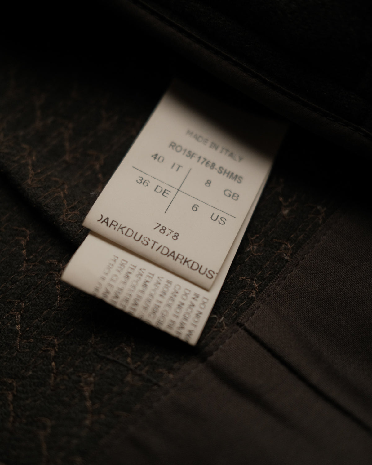 Rick Owens “SPHINX” FW15 Embroidered Sequin Biker Jacket