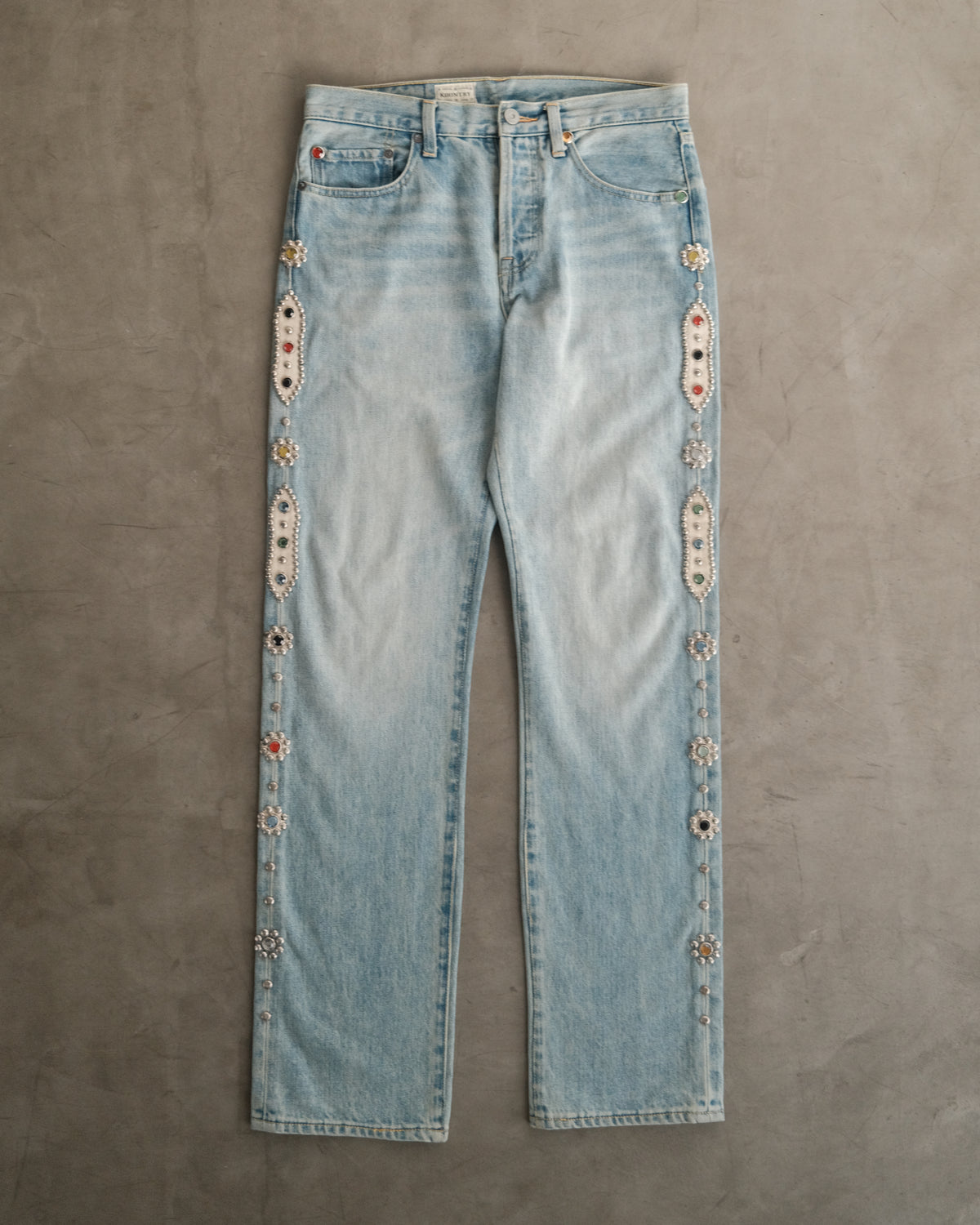 KAPITAL Kountry Gemstone Jewels Denim Jeans