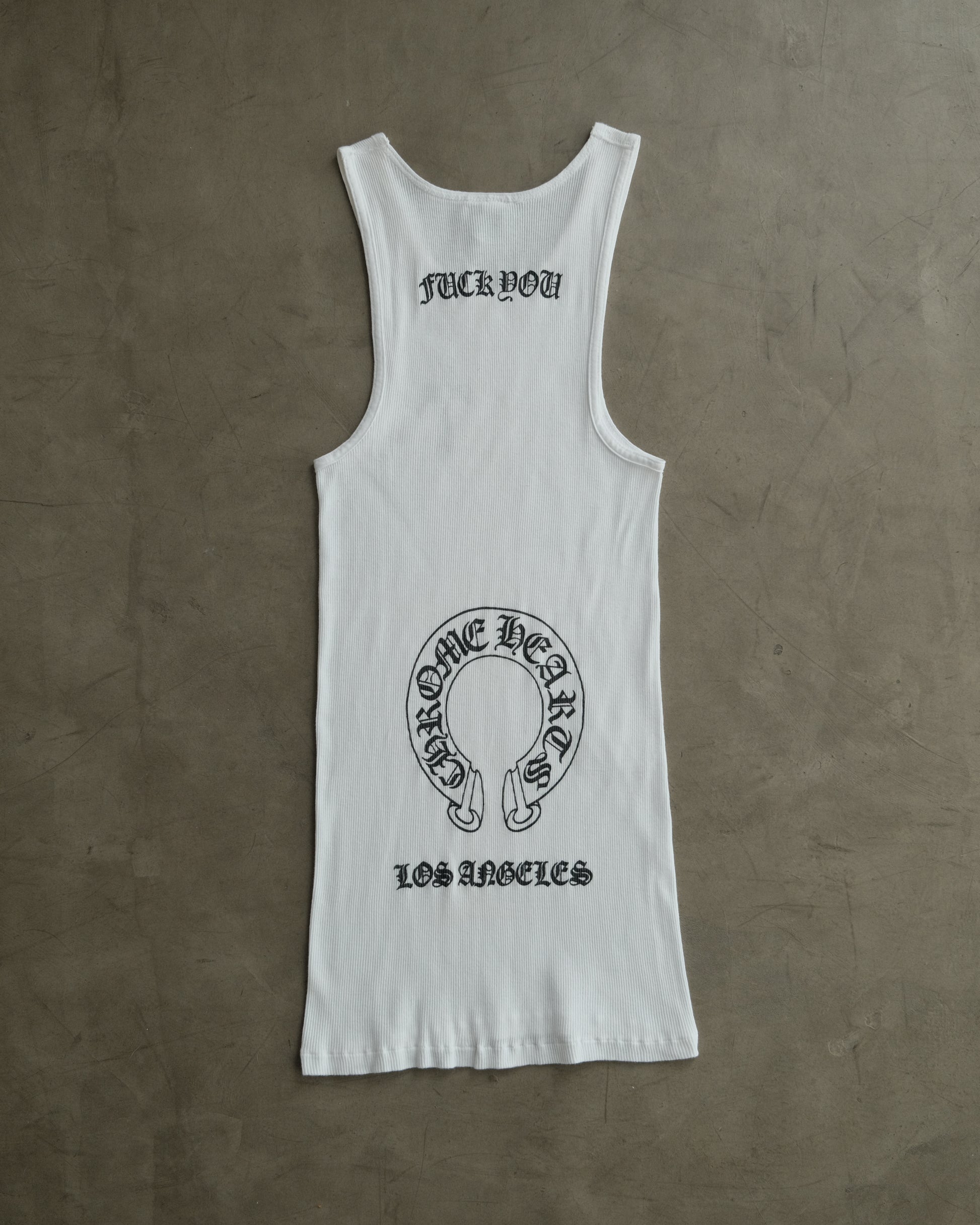 Vintage CHROME HEARTS Los Angeles Exclusive Cross Tank Top