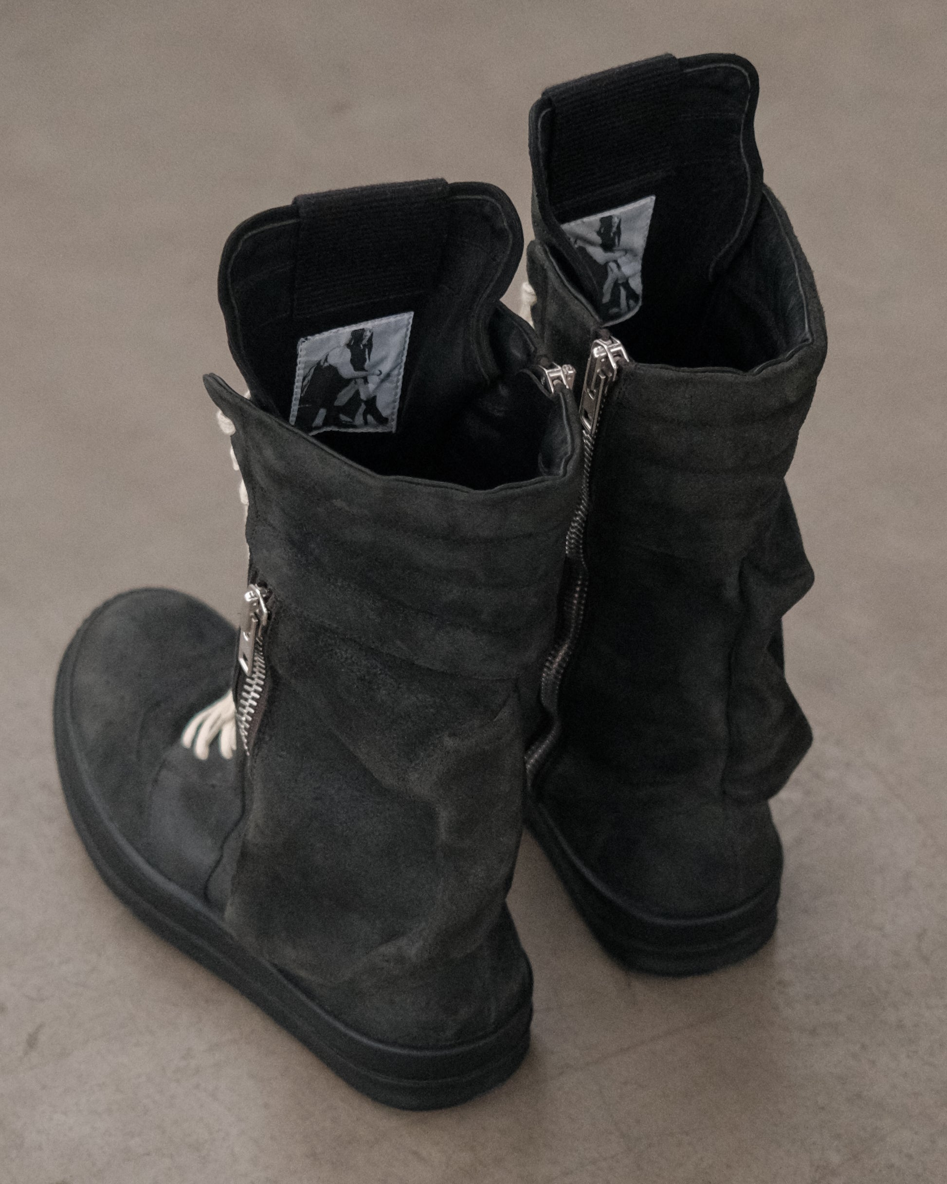 RICK OWENS FW15 Archived Cargo Basket Boots