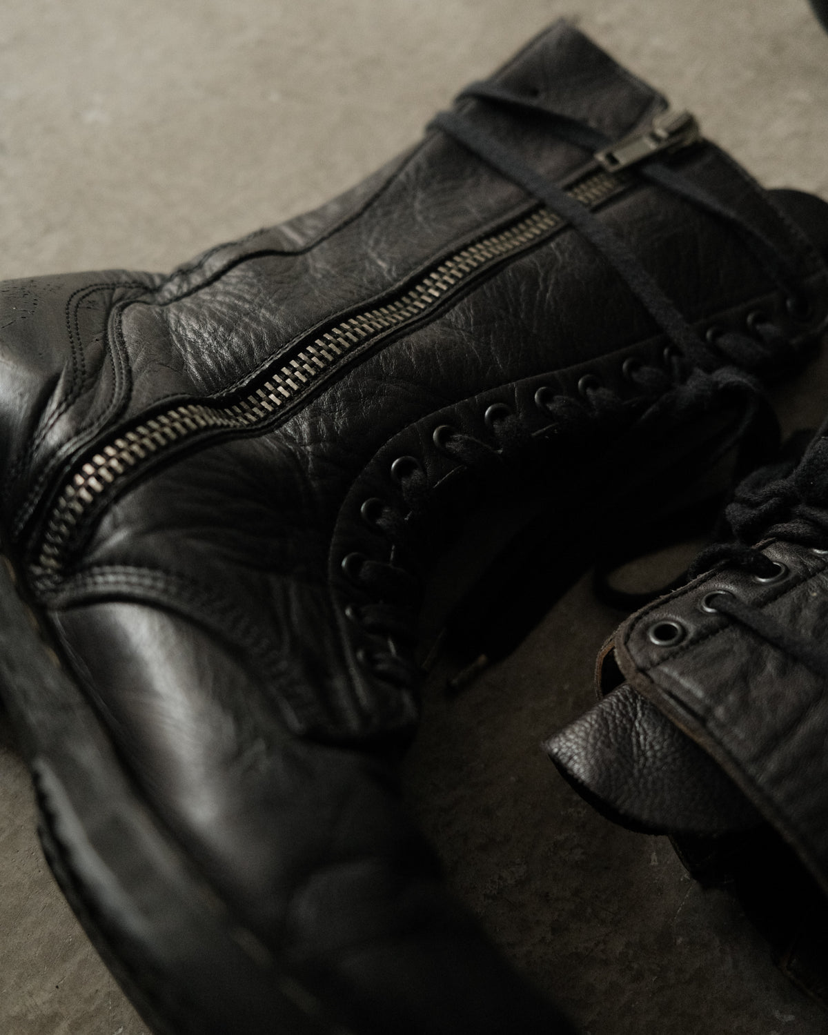 FW07 Rick Owens Military Combat Boots