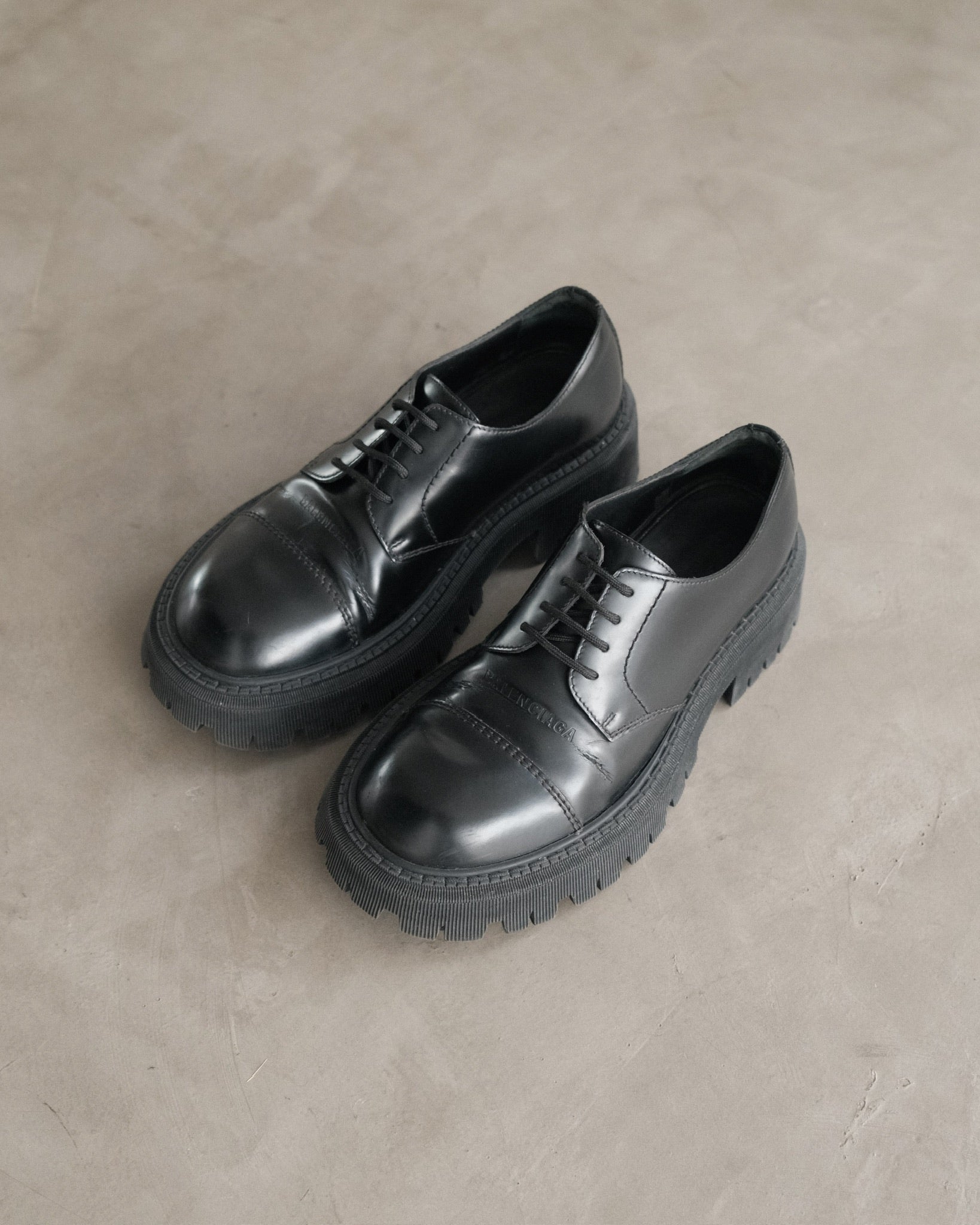 BALENCIAGA Tractor Derby Shoes