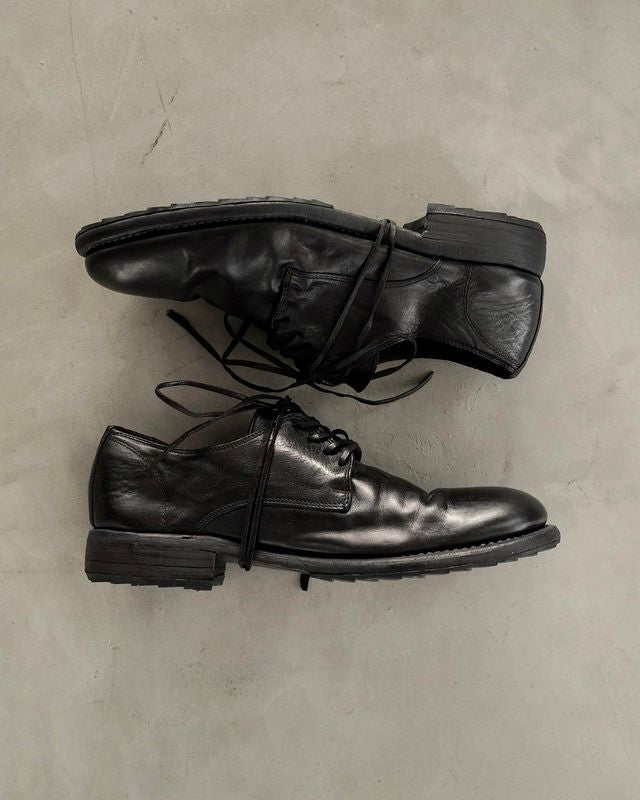 GUIDI 992 Leather Derby Shoes