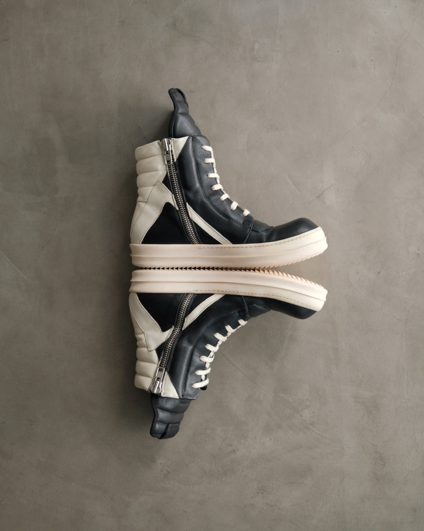 SS15 RICKOWENS Geobasket Sneaker – Around The Shoes