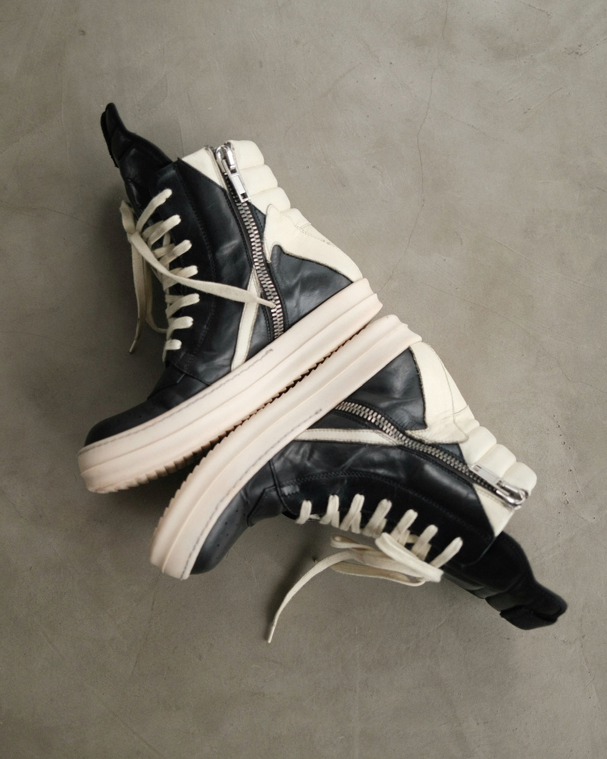 RICK OWENS SS16 Geobaskets Sneakers