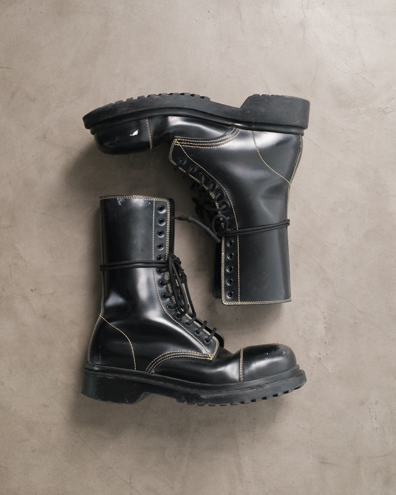 BALENCIAGA Lace-Up Boots