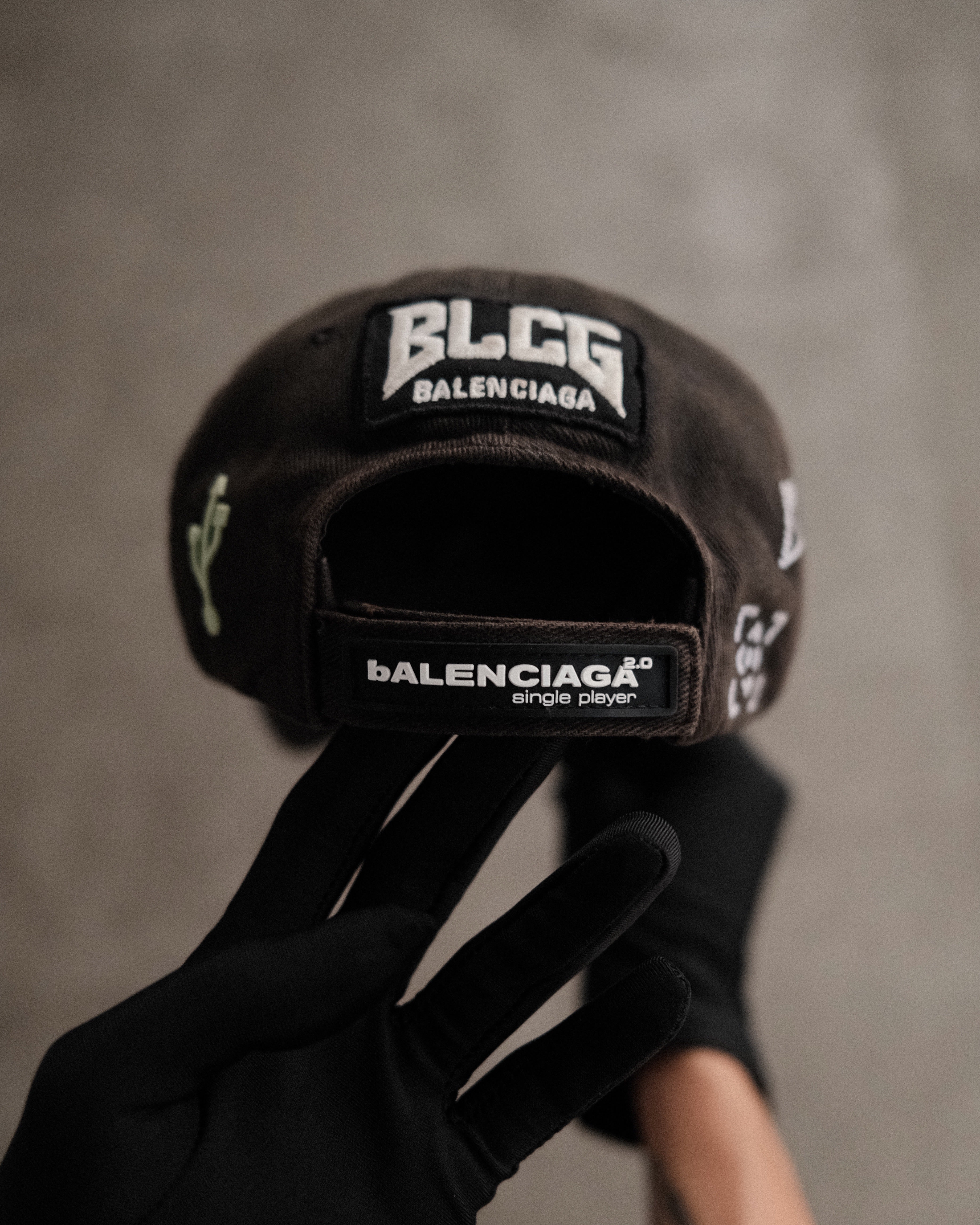 BALENCIAGA AW21 Single Player Gamer Cap – Around The Shoes