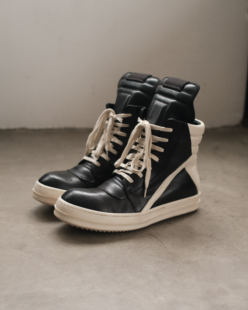 RICK OWENS SS23 Geobasket Sneaker