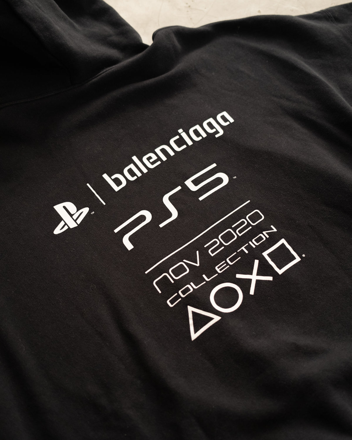 BALENCIAGA x PLAYSTATION Black Hoodie